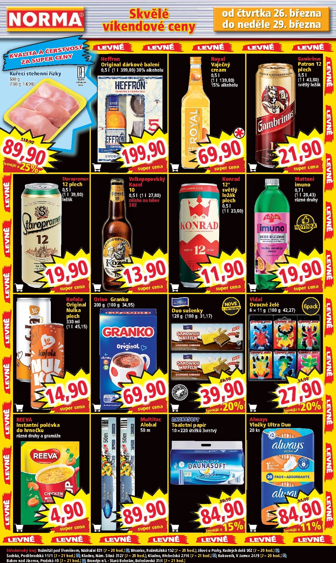 norma - Norma leták platný od pondělí 23.03.2026 do neděle 29.03.2026 - page: 7