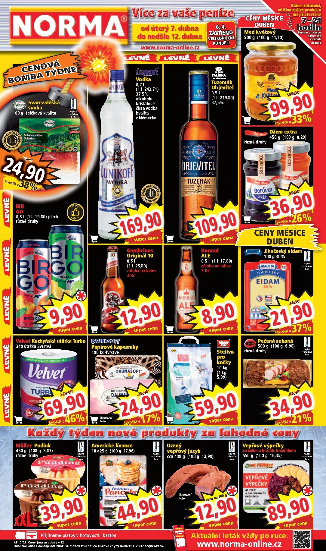 norma - Norma leták platný od úterý 07.04.2026 do neděle 12.04.2026
