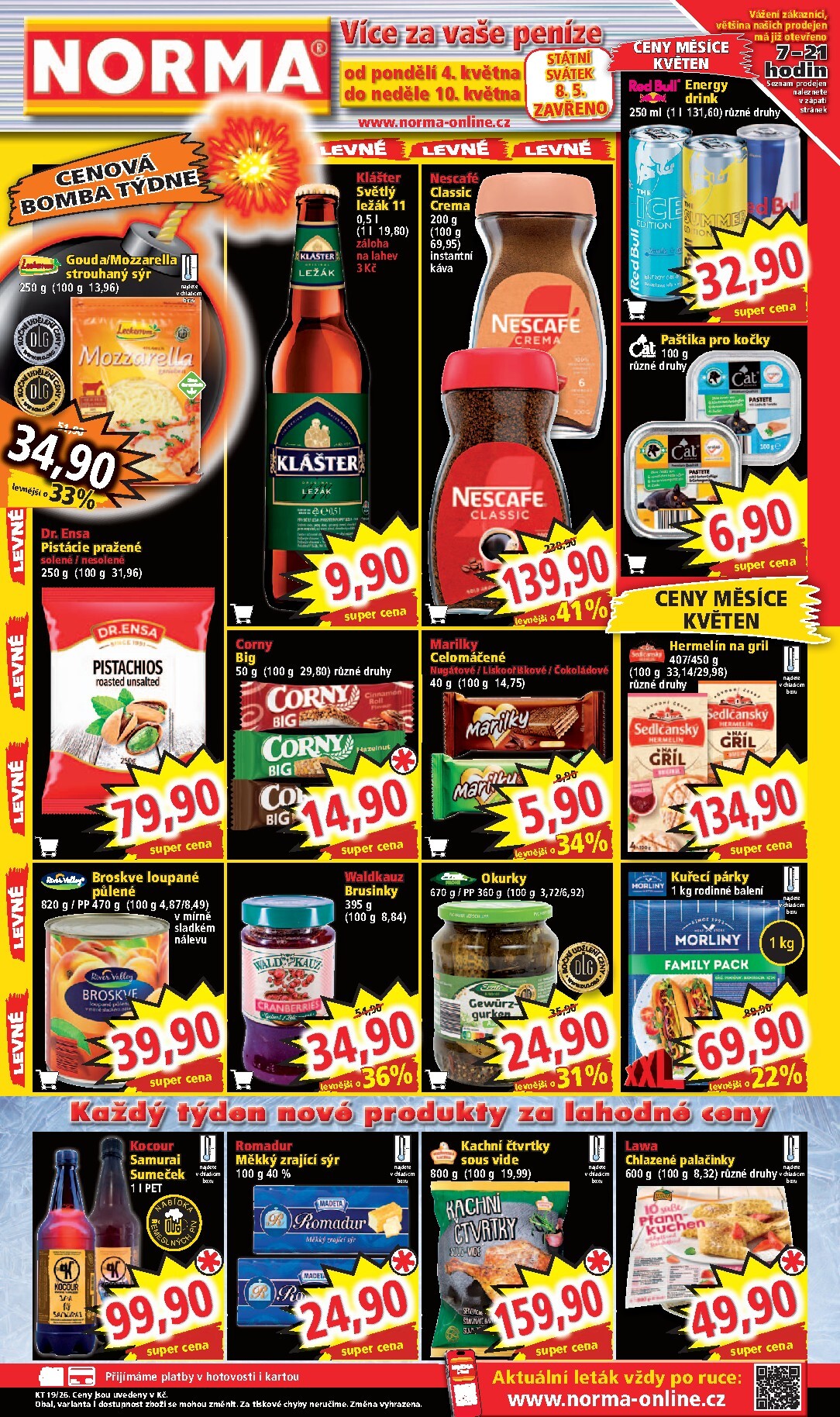norma - Norma leták na příští týden od pondělí 04.05.2026 do neděle 10.05.2026