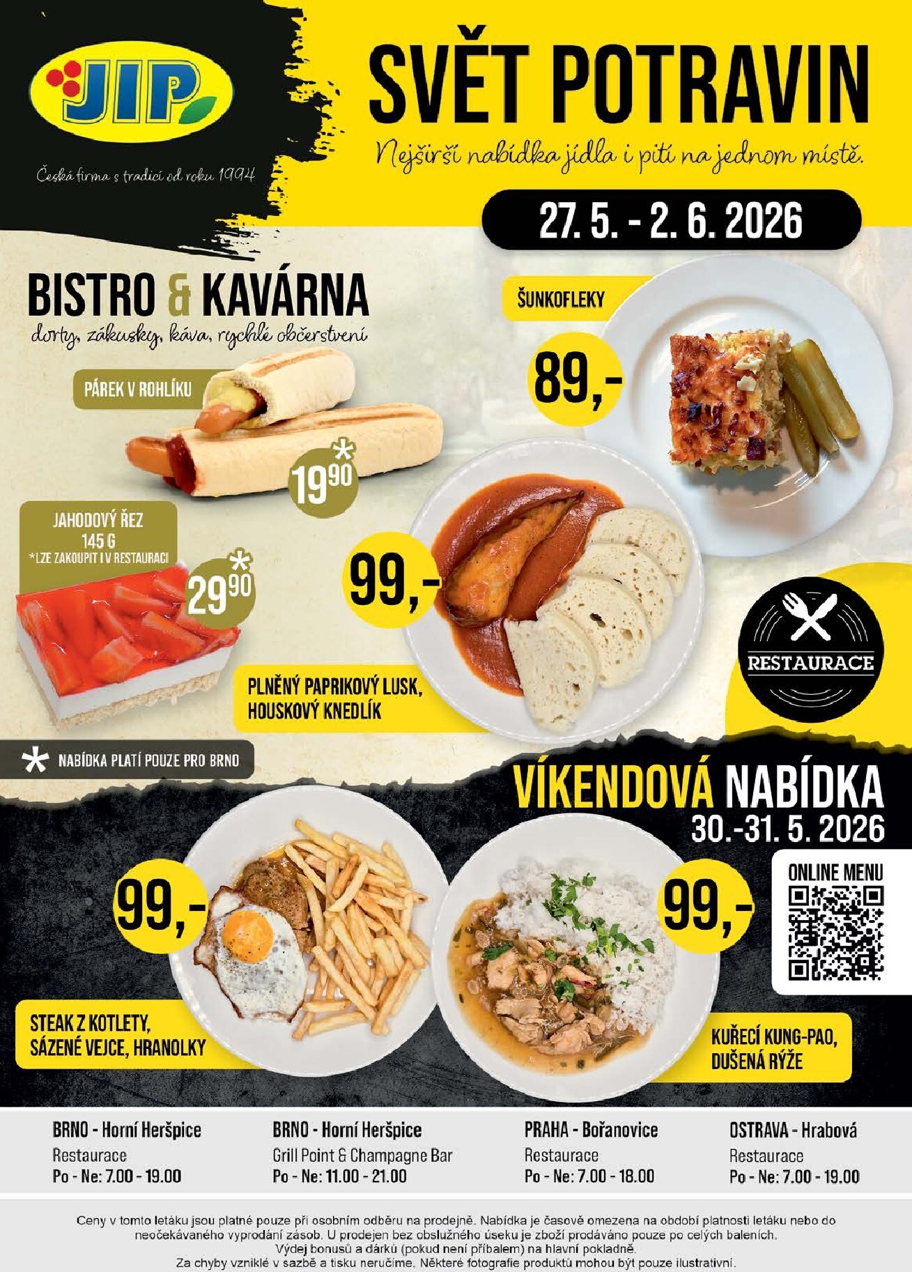 jip - Budoucí JIP - Brno, Ostrava - Hrabová, Praha - Bořanovice, Jilemnice, Karlovy Vary, Olomouc, Pardubice, Zlín, Polička leták platný od středy 27.05.2026 do úterý 02.06.2026 - page: 24
