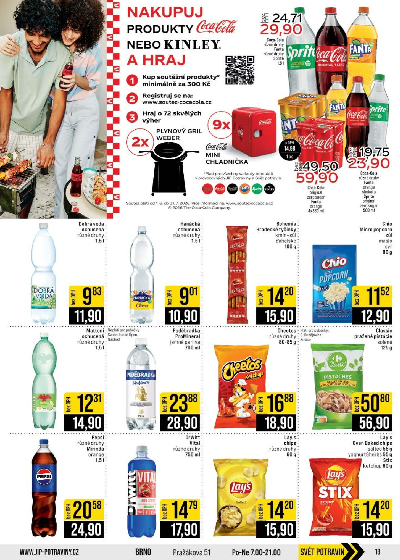 jip - Budoucí JIP - České Budějovice, Most, Svoboda nad Úpou, Náchod, Sušice leták platný od středy 10.06.2026 do úterý 16.06.2026 - page: 13