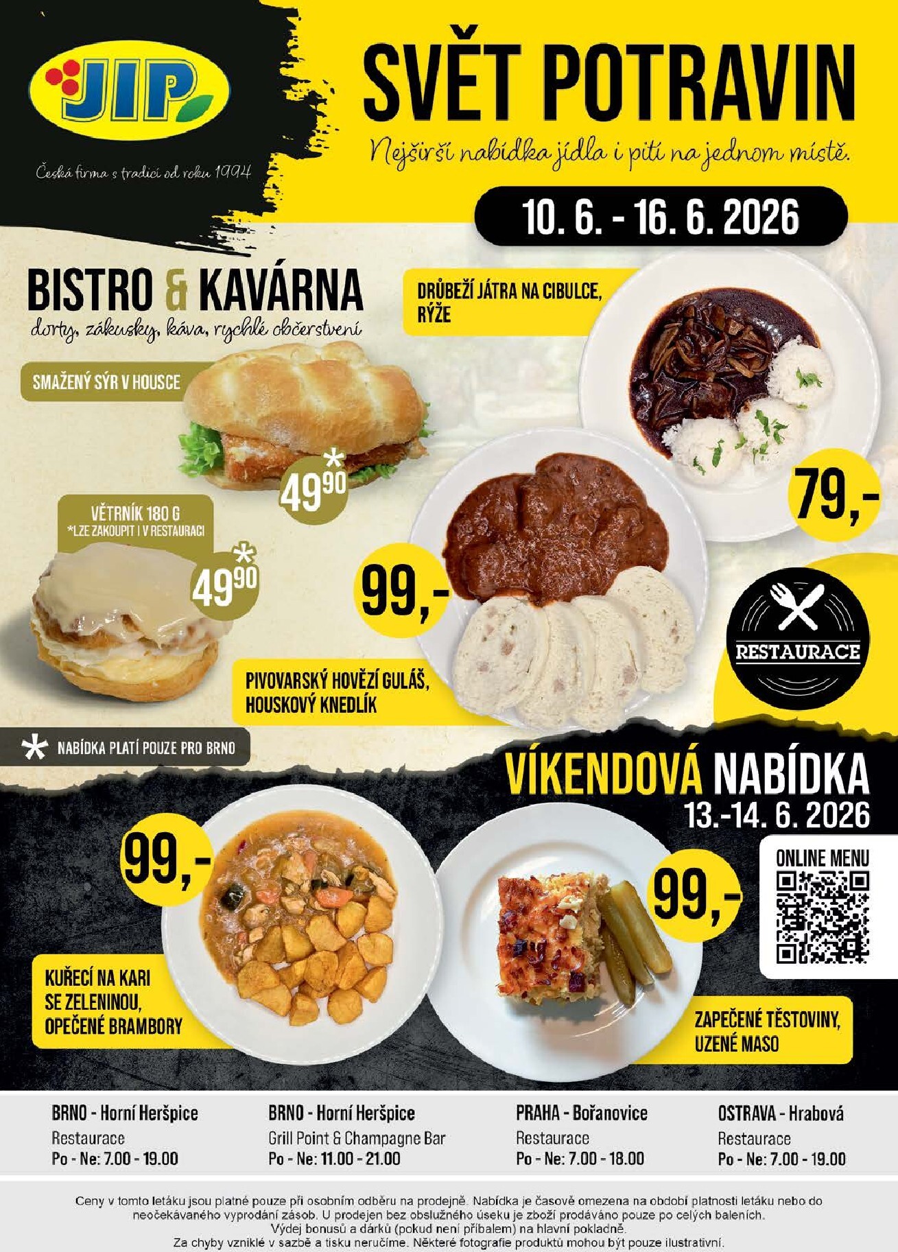 jip - Budoucí JIP - Brno, Ostrava - Hrabová, Praha - Bořanovice, Jilemnice, Karlovy Vary, Olomouc, Pardubice, Zlín, Polička leták platný od středy 10.06.2026 do úterý 16.06.2026 - page: 20