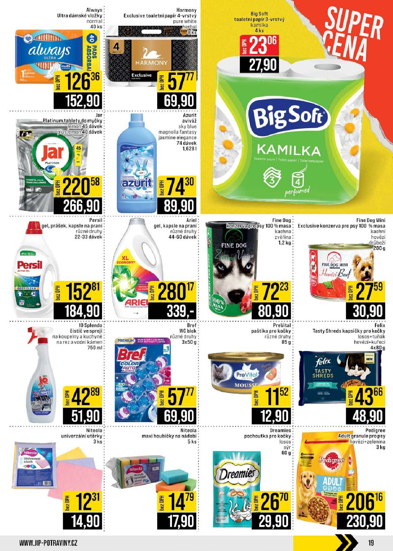 jip - Budoucí JIP - Brno, Ostrava - Hrabová, Praha - Bořanovice, Jilemnice, Karlovy Vary, Olomouc, Pardubice, Zlín, Polička leták platný od středy 10.06.2026 do úterý 16.06.2026 - page: 19