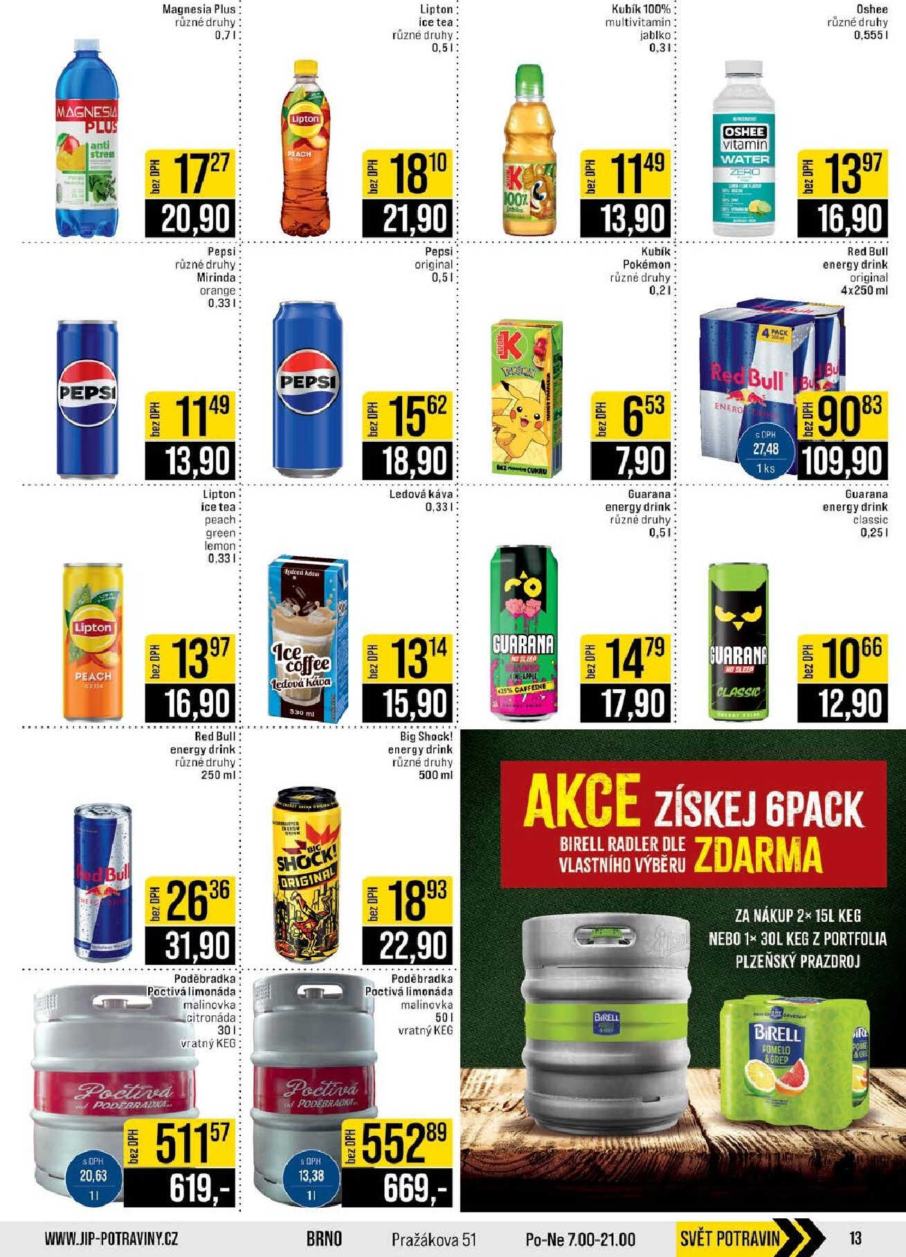 jip - Budoucí JIP - Akční leták Svět potravin leták platný od středy 24.06.2026 do úterý 30.06.2026 - page: 13