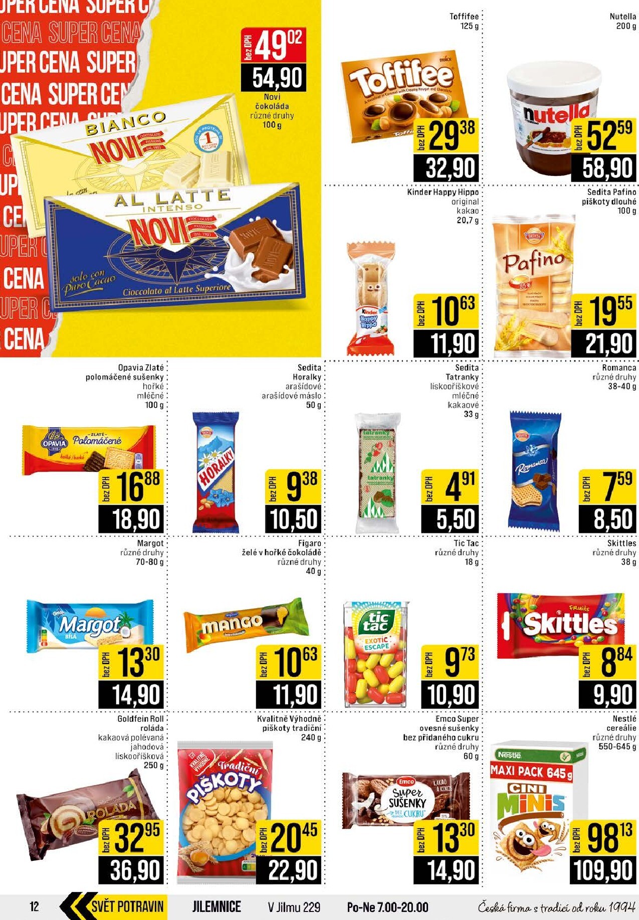 jip - Budoucí JIP - Svět potravin - Brno, Ostrava - Hrabová, Praha - Bořanovice, Jilemnice, Karlovy Vary, Olomouc, Pardubice, Zlín, Polička leták platný od středy 08.07.2026 do úterý 14.07.2026 - page: 12