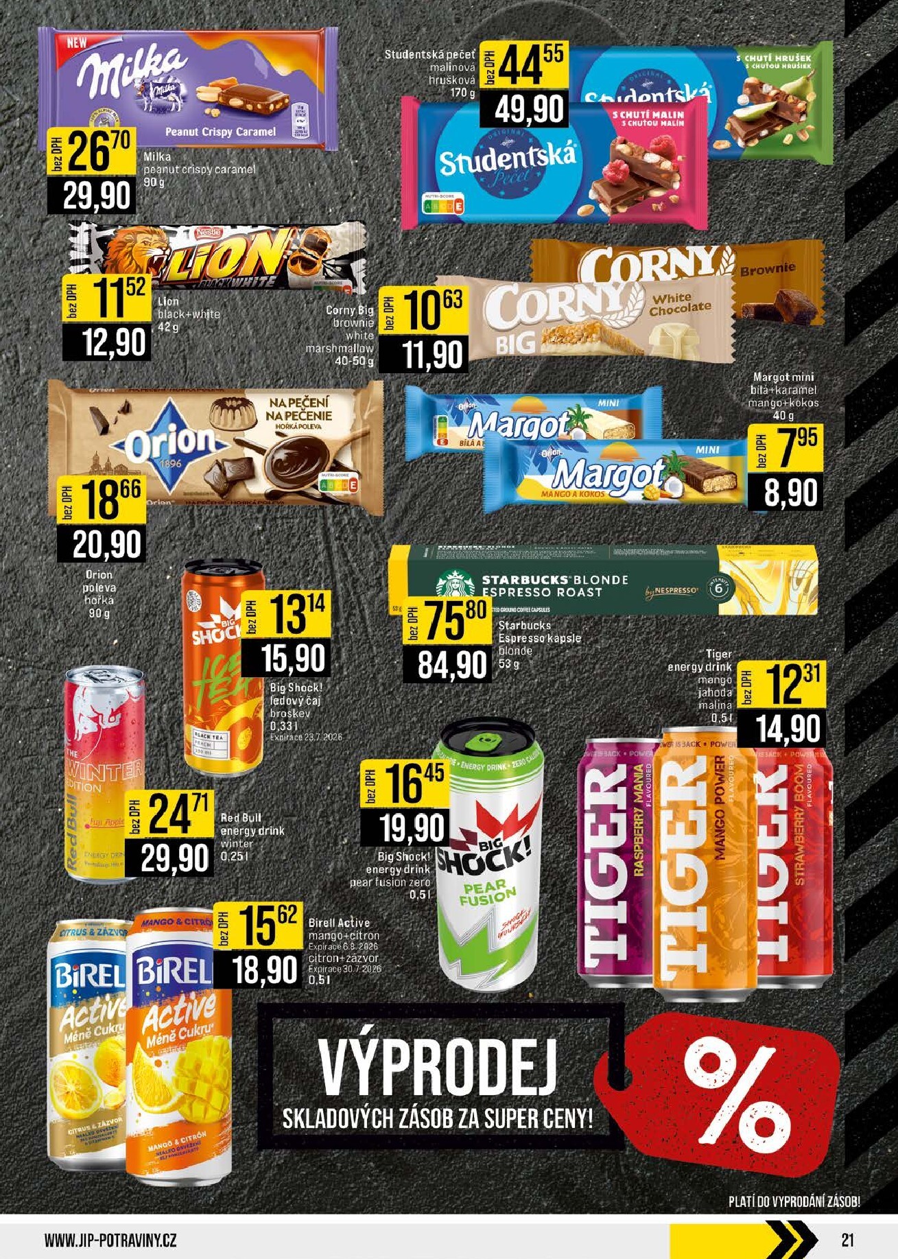 jip - Budoucí JIP - Svět potravin - Brno, Ostrava - Hrabová, Praha - Bořanovice, Jilemnice, Karlovy Vary, Olomouc, Pardubice, Zlín, Polička leták platný od středy 08.07.2026 do úterý 14.07.2026 - page: 21