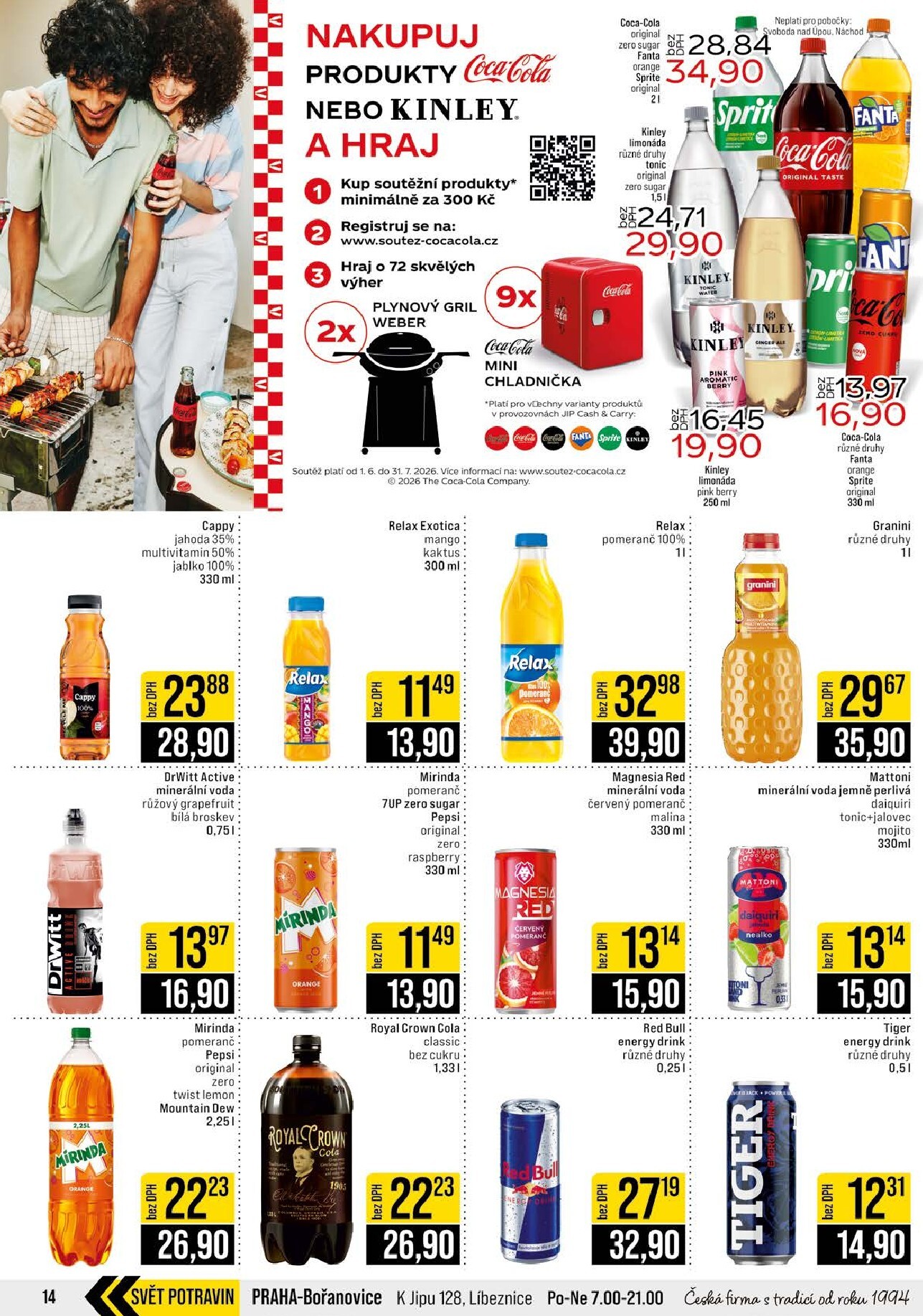 jip - Budoucí JIP - České Budějovice, Most, Svoboda nad Úpou, Náchod, Sušice leták platný od středy 15.07.2026 do úterý 21.07.2026 - page: 14