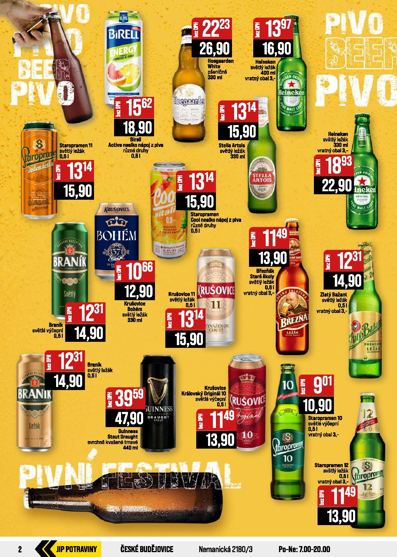 jip - Budoucí JIP - Svět potravin - Brno, Ostrava - Hrabová, Praha - Bořanovice, Jilemnice, Karlovy Vary, Olomouc, Pardubice, Zlín, Polička leták platný od středy 29.07.2026 do úterý 04.08.2026 - page: 2
