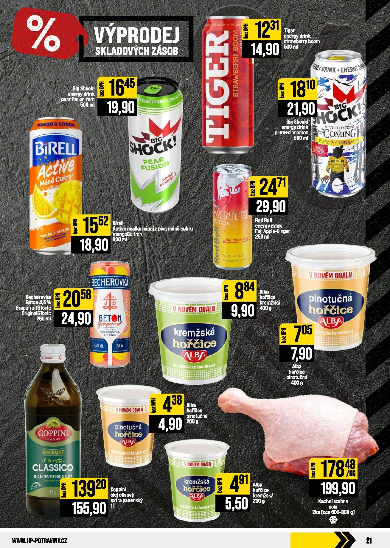 jip - Budoucí JIP - Svět potravin - Brno, Ostrava - Hrabová, Praha - Bořanovice, Jilemnice, Karlovy Vary, Olomouc, Pardubice, Zlín, Polička leták platný od středy 29.07.2026 do úterý 04.08.2026 - page: 21