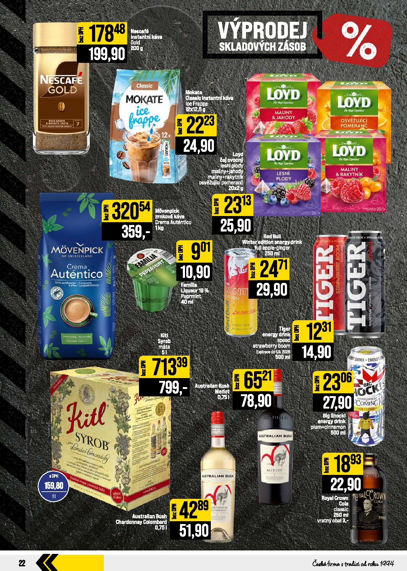 jip - Budoucí JIP - Svět potravin - Brno, Ostrava - Hrabová, Praha - Bořanovice, Jilemnice, Karlovy Vary, Olomouc, Pardubice, Zlín, Polička leták platný od středy 26.08.2026 do úterý 01.09.2026 - page: 22