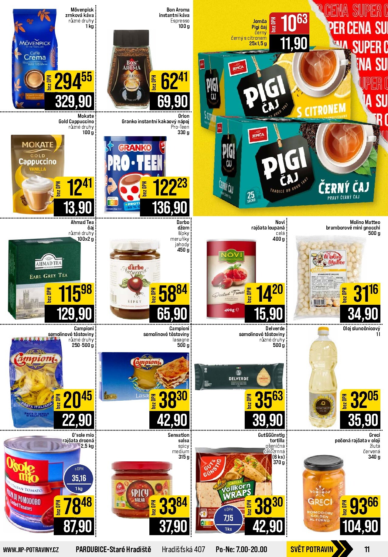 jip - Budoucí JIP - Svět potravin - Brno, Ostrava - Hrabová, Praha - Bořanovice, Jilemnice, Karlovy Vary, Olomouc, Pardubice, Zlín, Polička leták platný od středy 02.09.2026 do úterý 08.09.2026 - page: 11