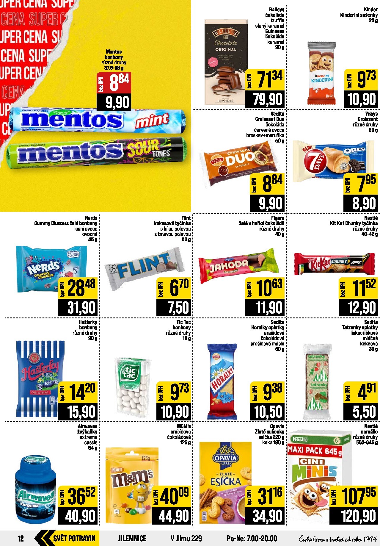 jip - Budoucí JIP - Svět potravin - Brno, Ostrava - Hrabová, Praha - Bořanovice, Jilemnice, Karlovy Vary, Olomouc, Pardubice, Zlín, Polička leták platný od středy 09.09.2026 do úterý 15.09.2026 - page: 12