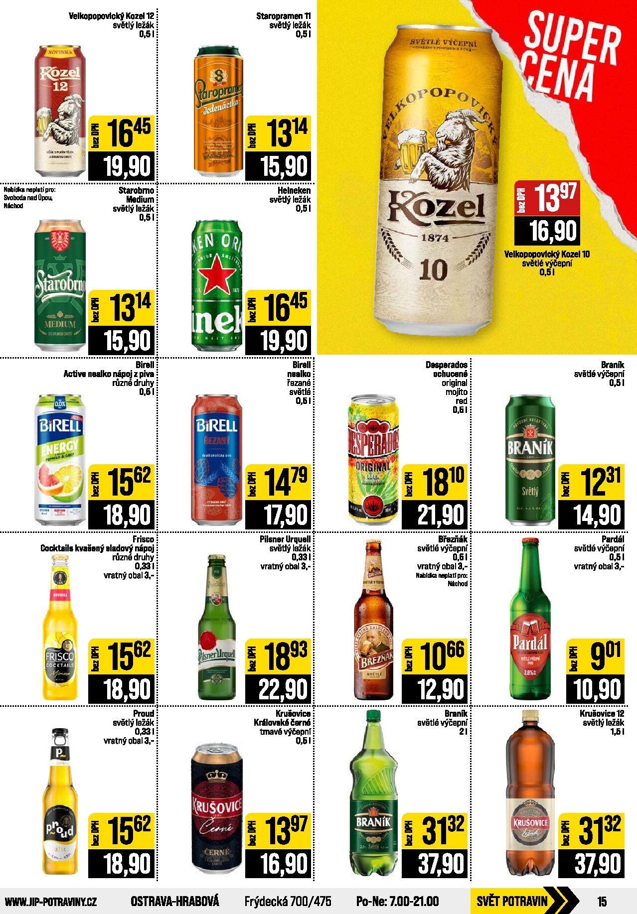 jip - JIP - České Budějovice, Most, Svoboda nad Úpou, Náchod, Sušice leták na příští týden od středy 07.10.2026 do úterý 13.10.2026 - page: 15