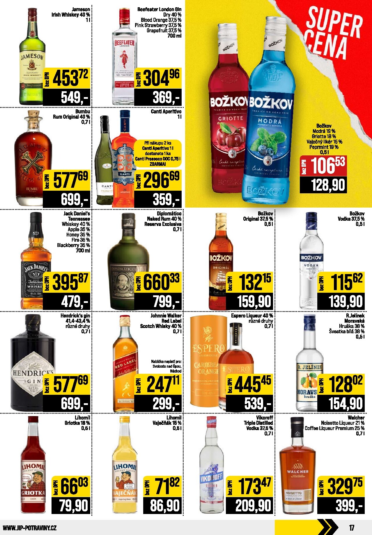 jip - JIP - České Budějovice, Most, Svoboda nad Úpou, Náchod, Sušice leták na příští týden od středy 14.10.2026 do úterý 20.10.2026 - page: 17