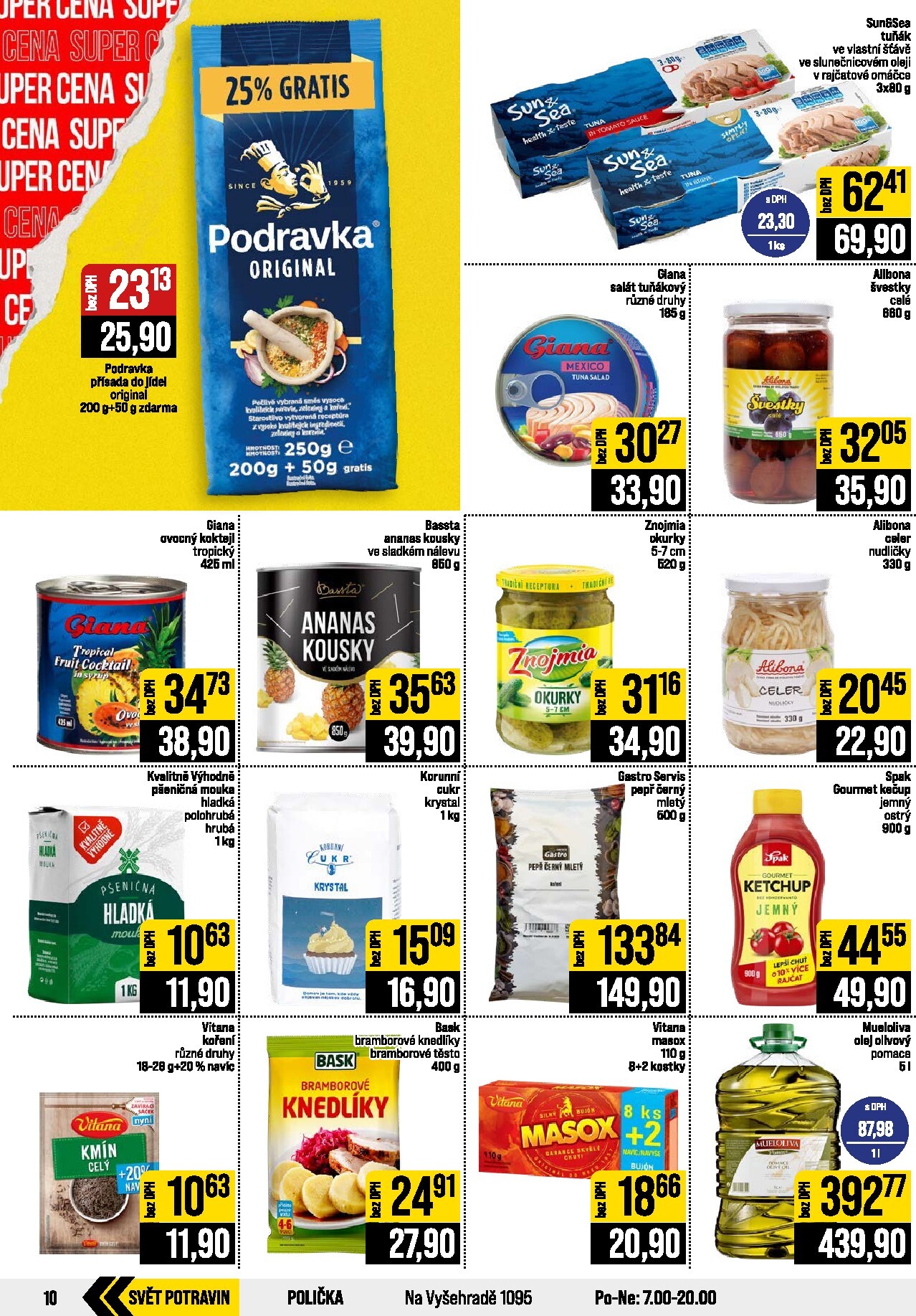 jip - JIP - Svět potravin - Brno, Ostrava - Hrabová, Praha - Bořanovice, Jilemnice, Karlovy Vary, Olomouc, Pardubice, Zlín, Polička leták na příští týden od středy 21.10.2026 do úterý 27.10.2026 - page: 10