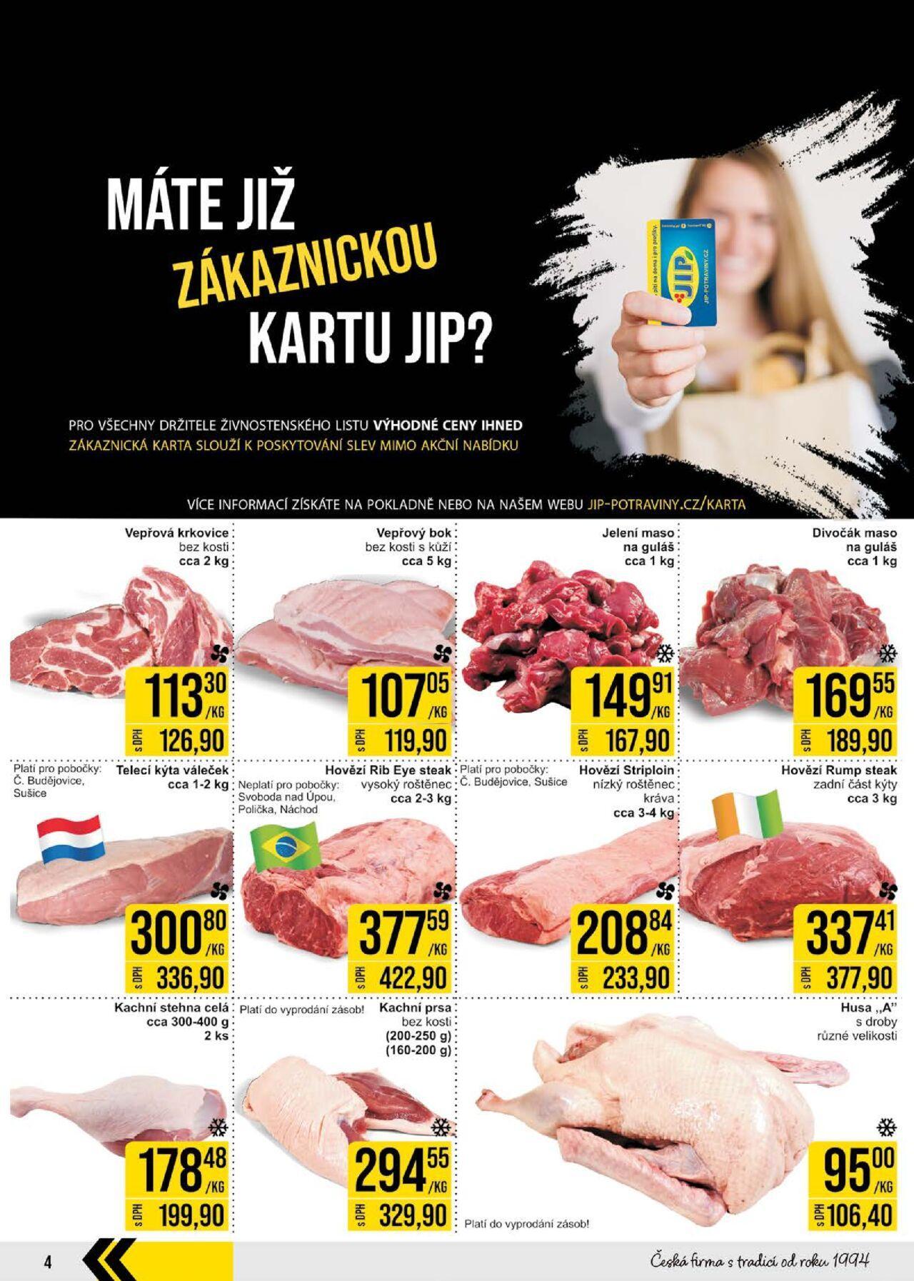 jip - Jip leták - Cash & Carry 23.10.2024 - 05.11.2024 - page: 4