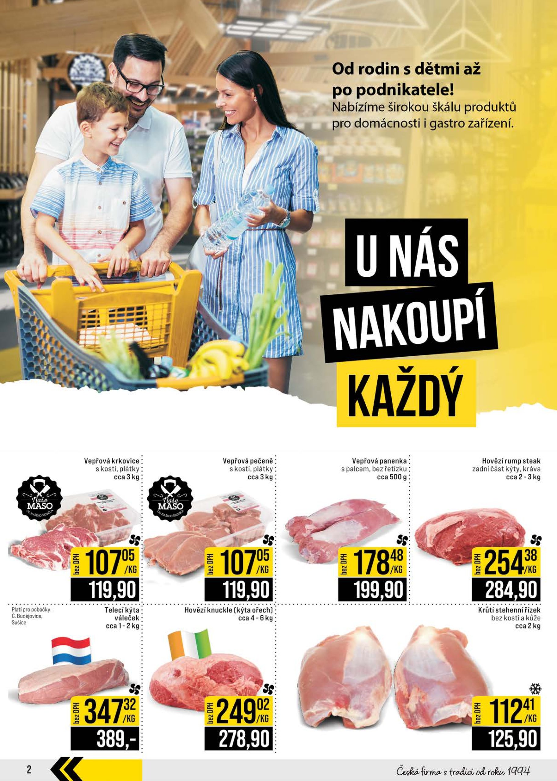 jip - Leták JIP - České Budějovice, Most, Svoboda nad Úpou, Náchod, Sušice od 01.01. do 07.01. - page: 2