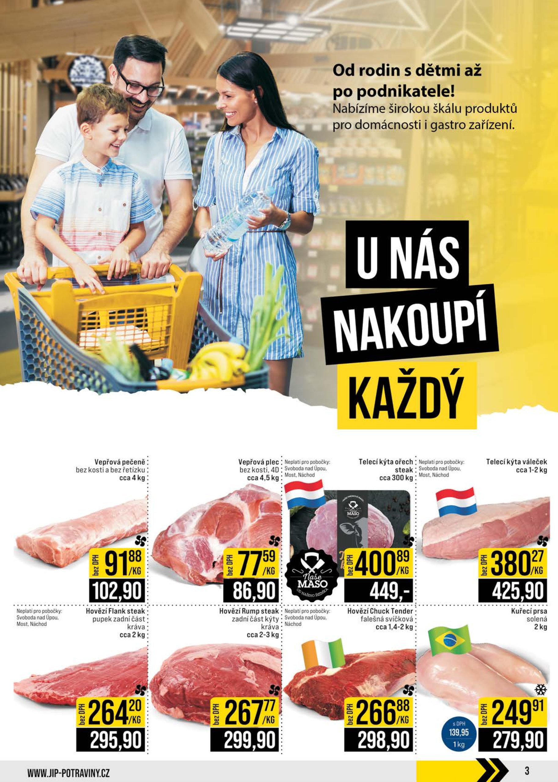 jip - Leták JIP - České Budějovice, Most, Svoboda nad Úpou, Náchod, Sušice od 12.03. do 18.03. - page: 3