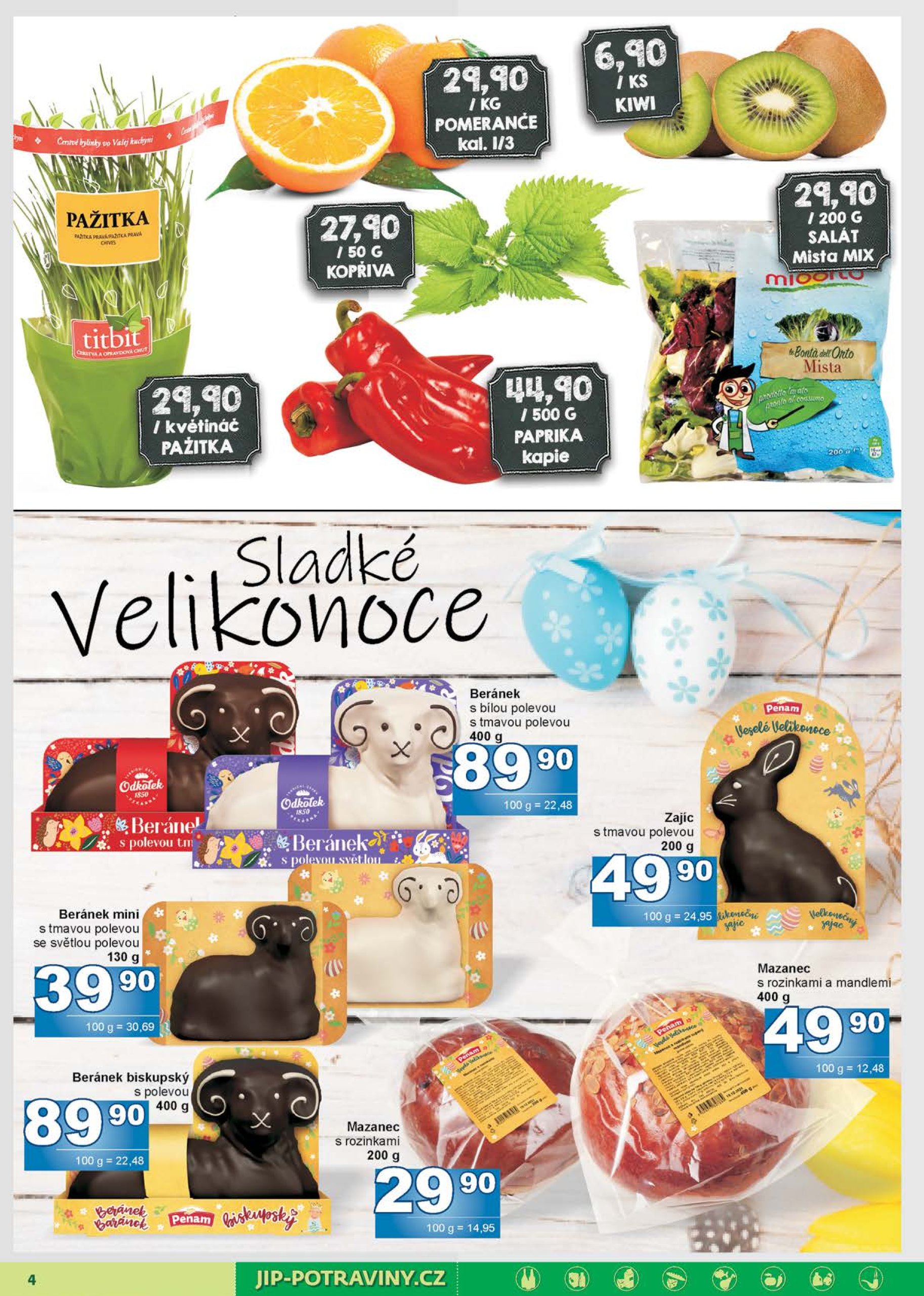 jip - Leták JIP - Maloobchod od 09.04. do 20.04. - page: 4