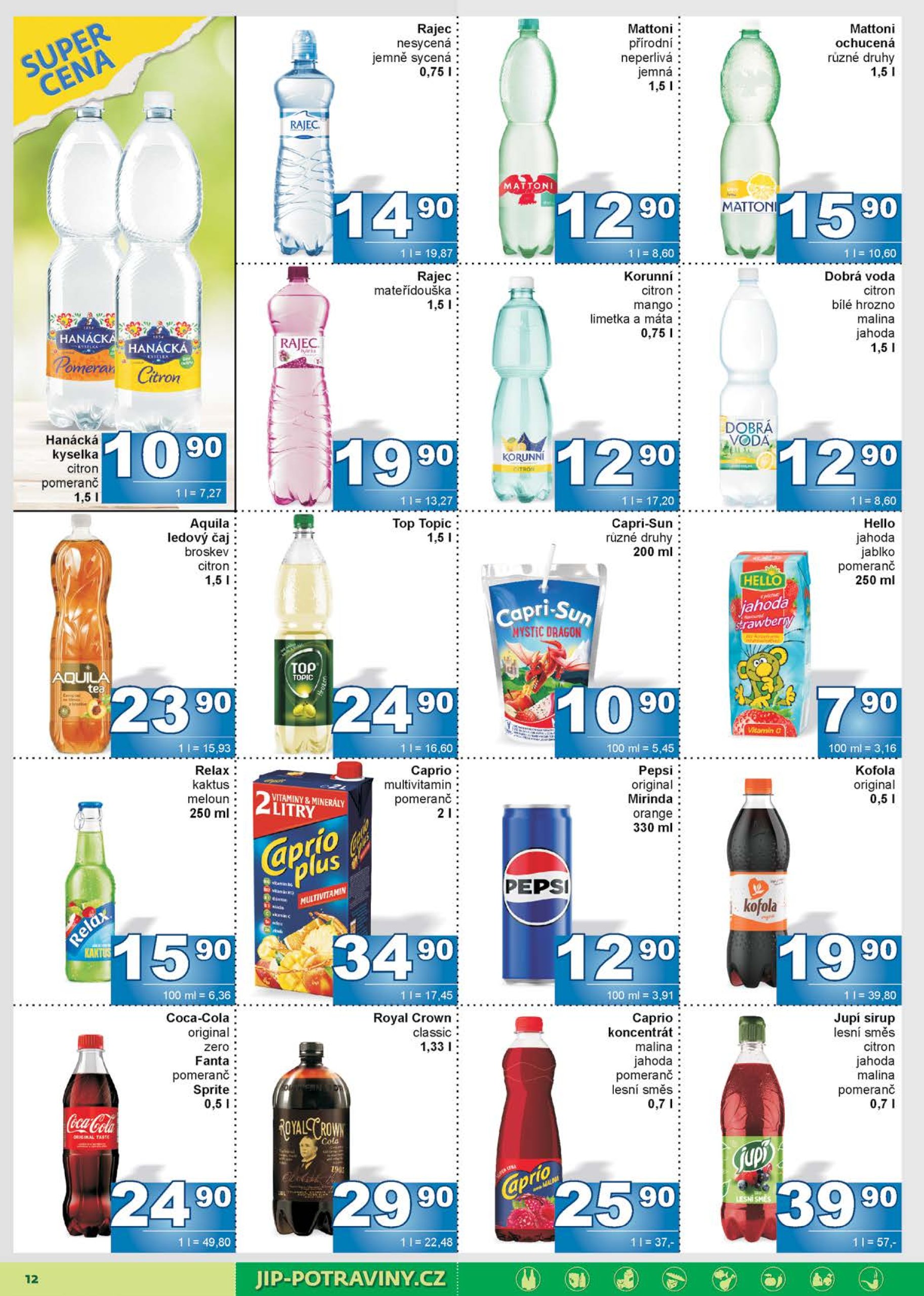 jip - Leták JIP - Maloobchod od 09.04. do 20.04. - page: 12