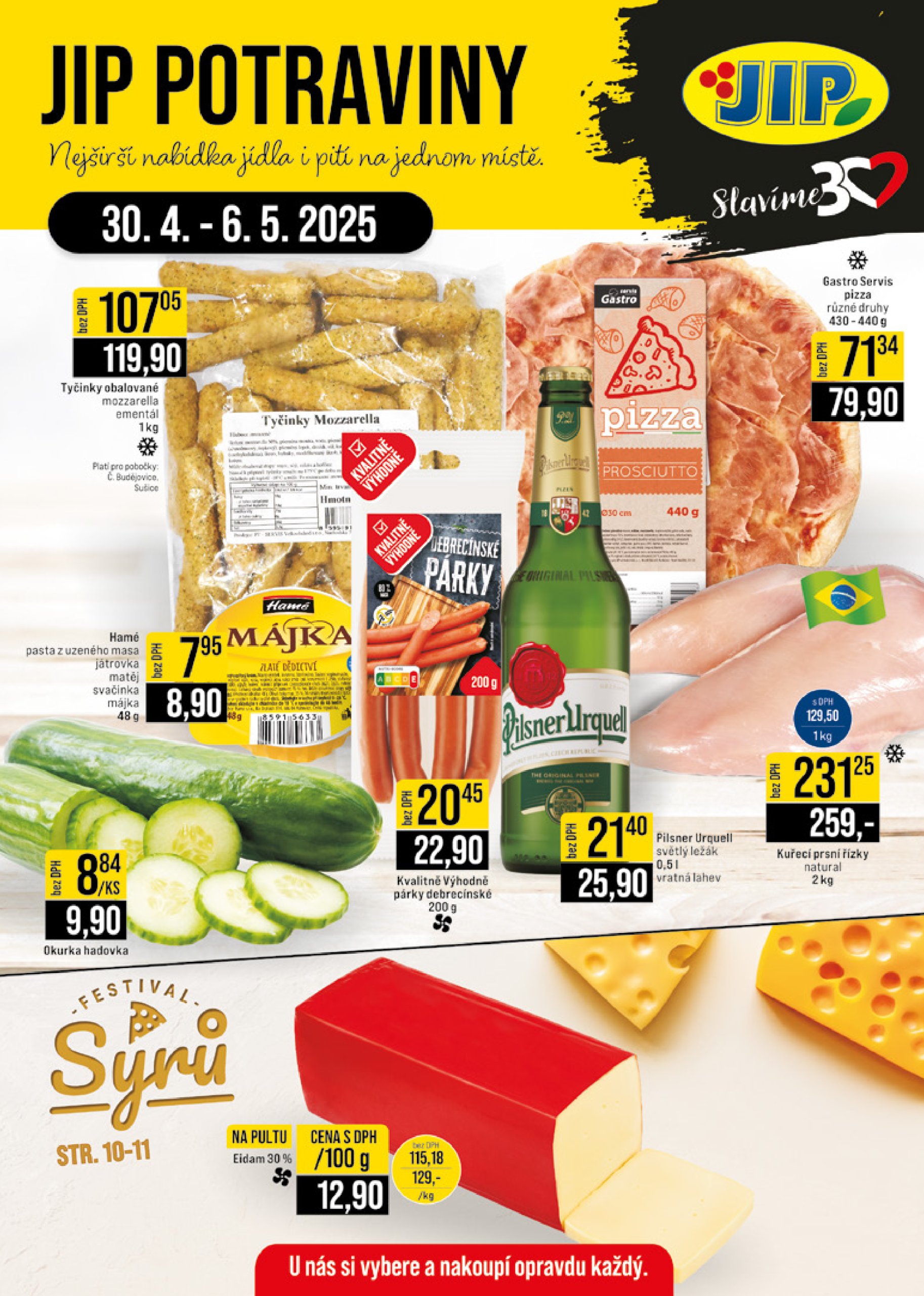 jip - Leták JIP - České Budějovice, Most, Svoboda nad Úpou, Náchod, Sušice od 30.04. do 06.05.