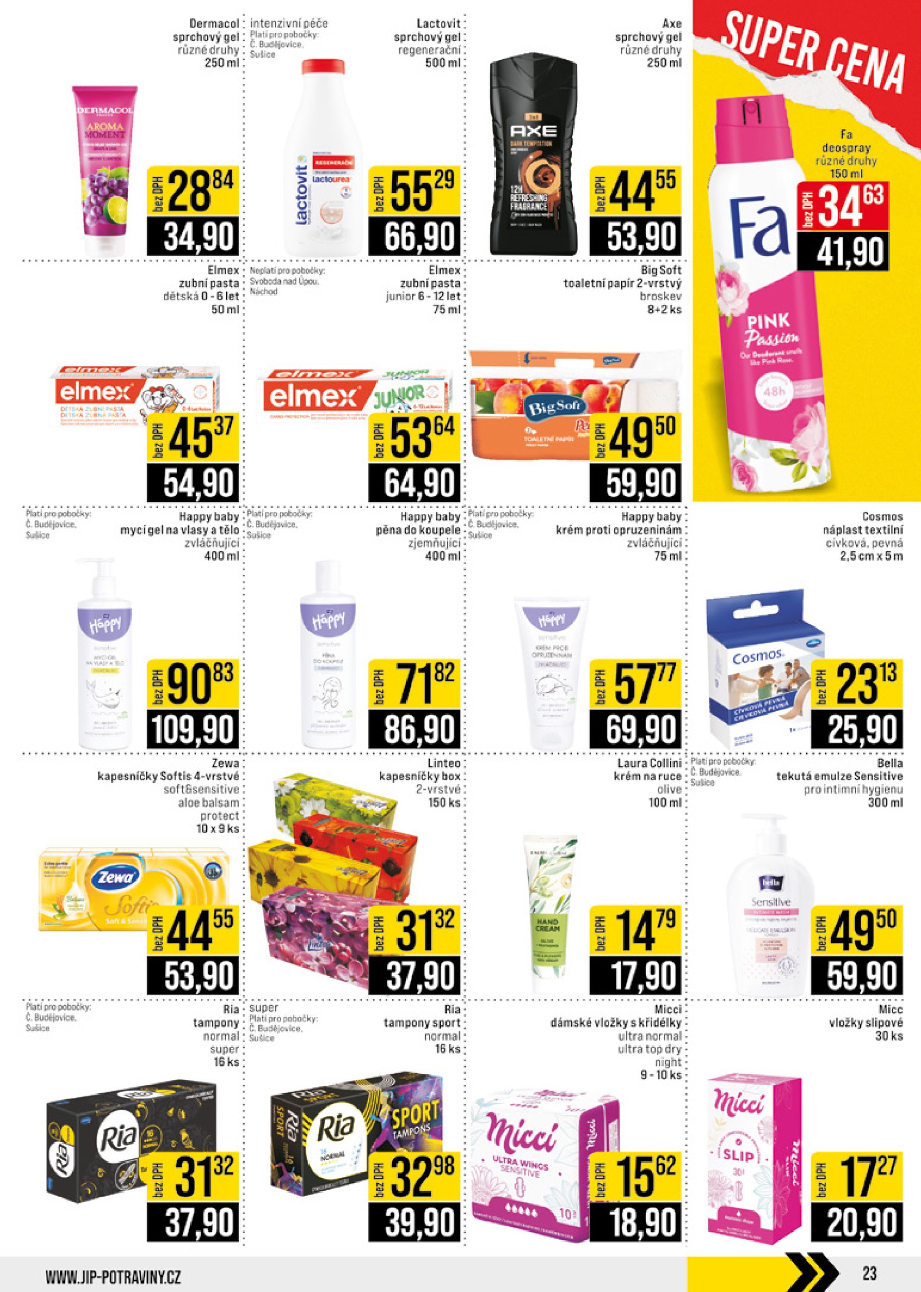 jip - Leták JIP - České Budějovice, Most, Svoboda nad Úpou, Náchod, Sušice od 30.04. do 06.05. - page: 23