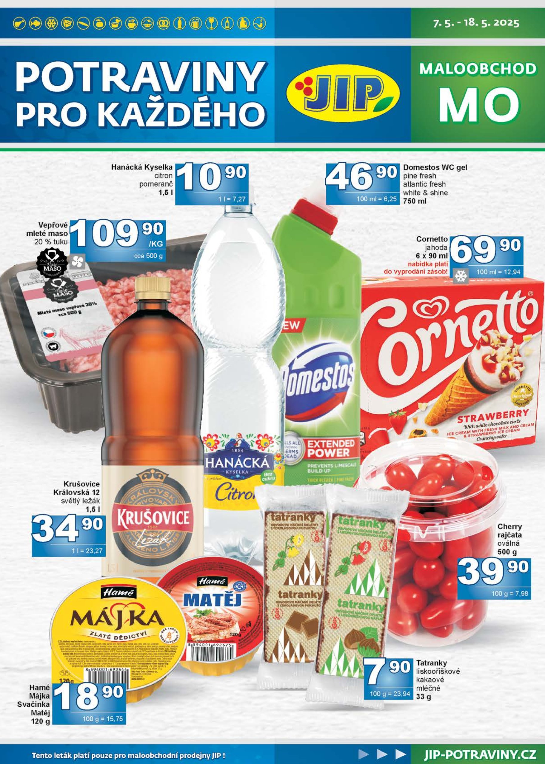 jip - Leták JIP - Maloobchod od 07.05. do 18.05.