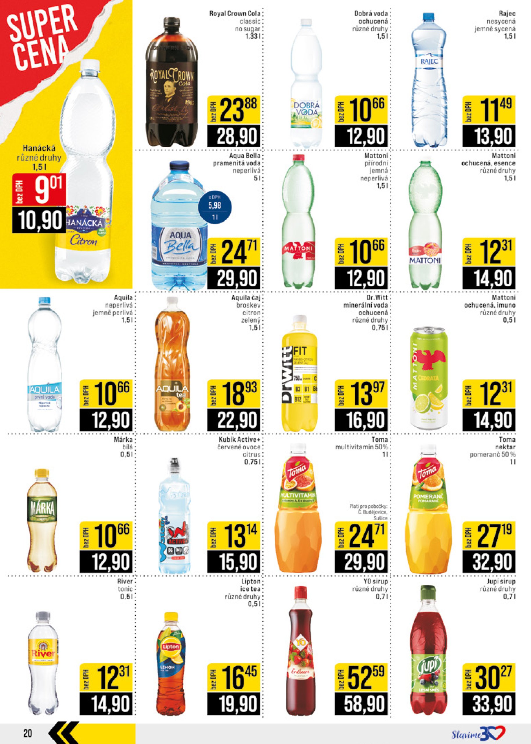 jip - Leták JIP - České Budějovice, Most, Svoboda nad Úpou, Náchod, Sušice od 14.05. do 20.05. - page: 20