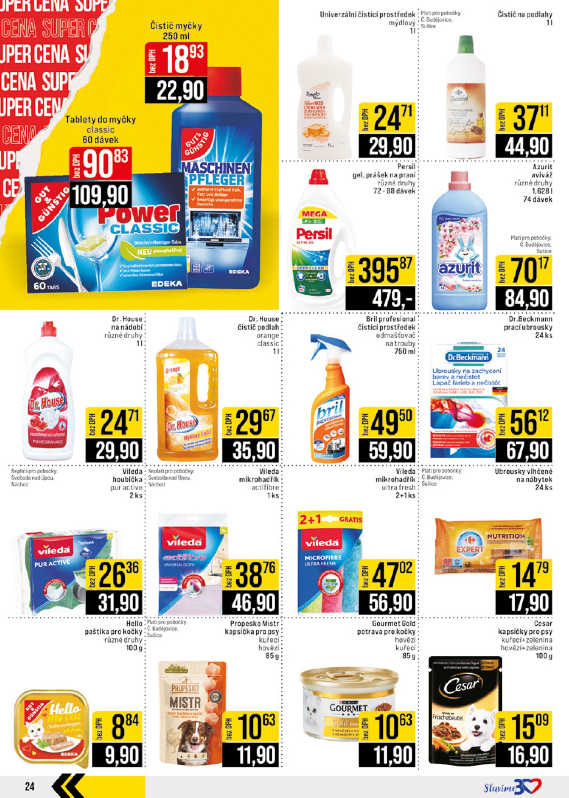 jip - Leták JIP - České Budějovice, Most, Svoboda nad Úpou, Náchod, Sušice od 14.05. do 20.05. - page: 24