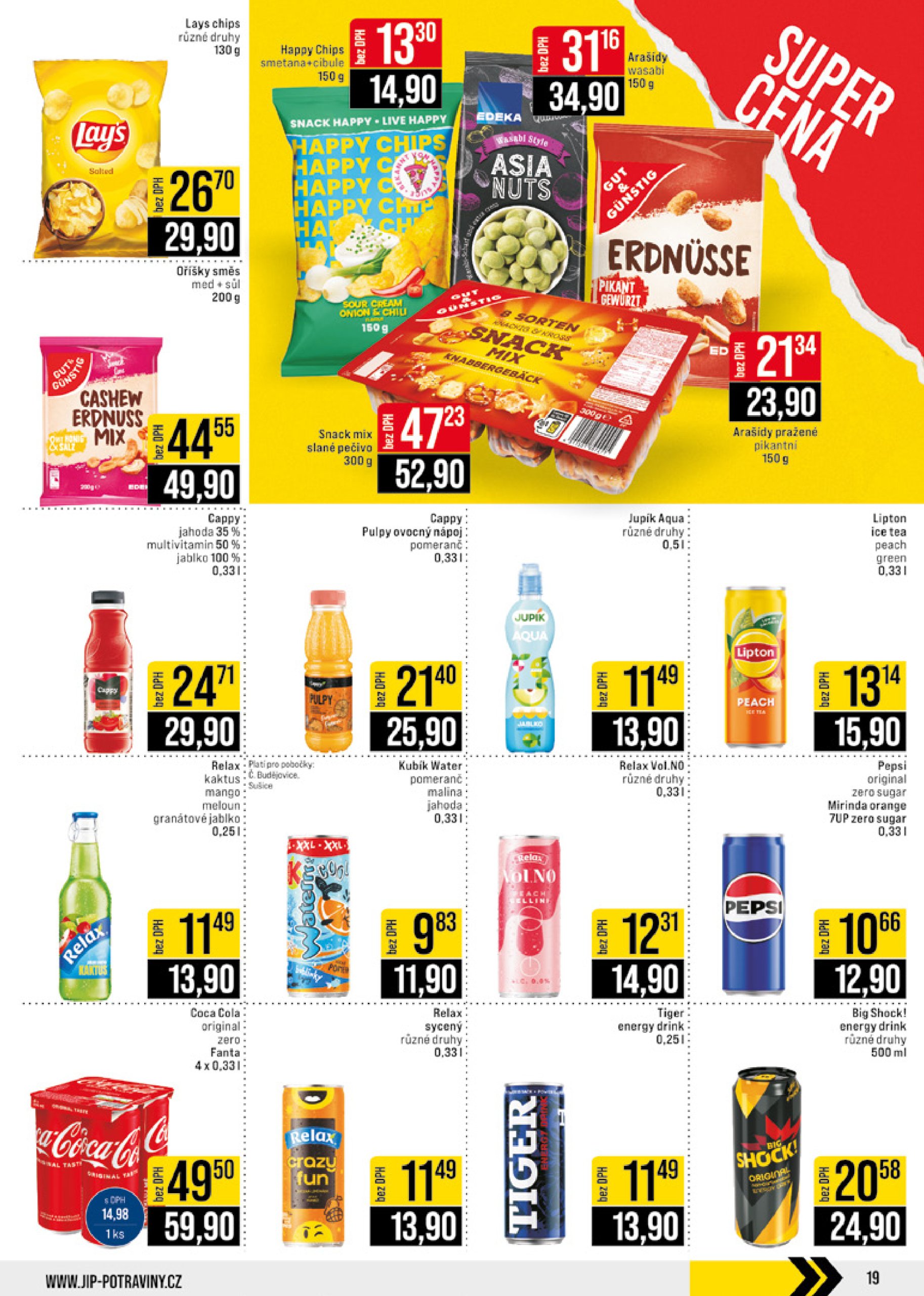 jip - Leták JIP - České Budějovice, Most, Svoboda nad Úpou, Náchod, Sušice od 14.05. do 20.05. - page: 19