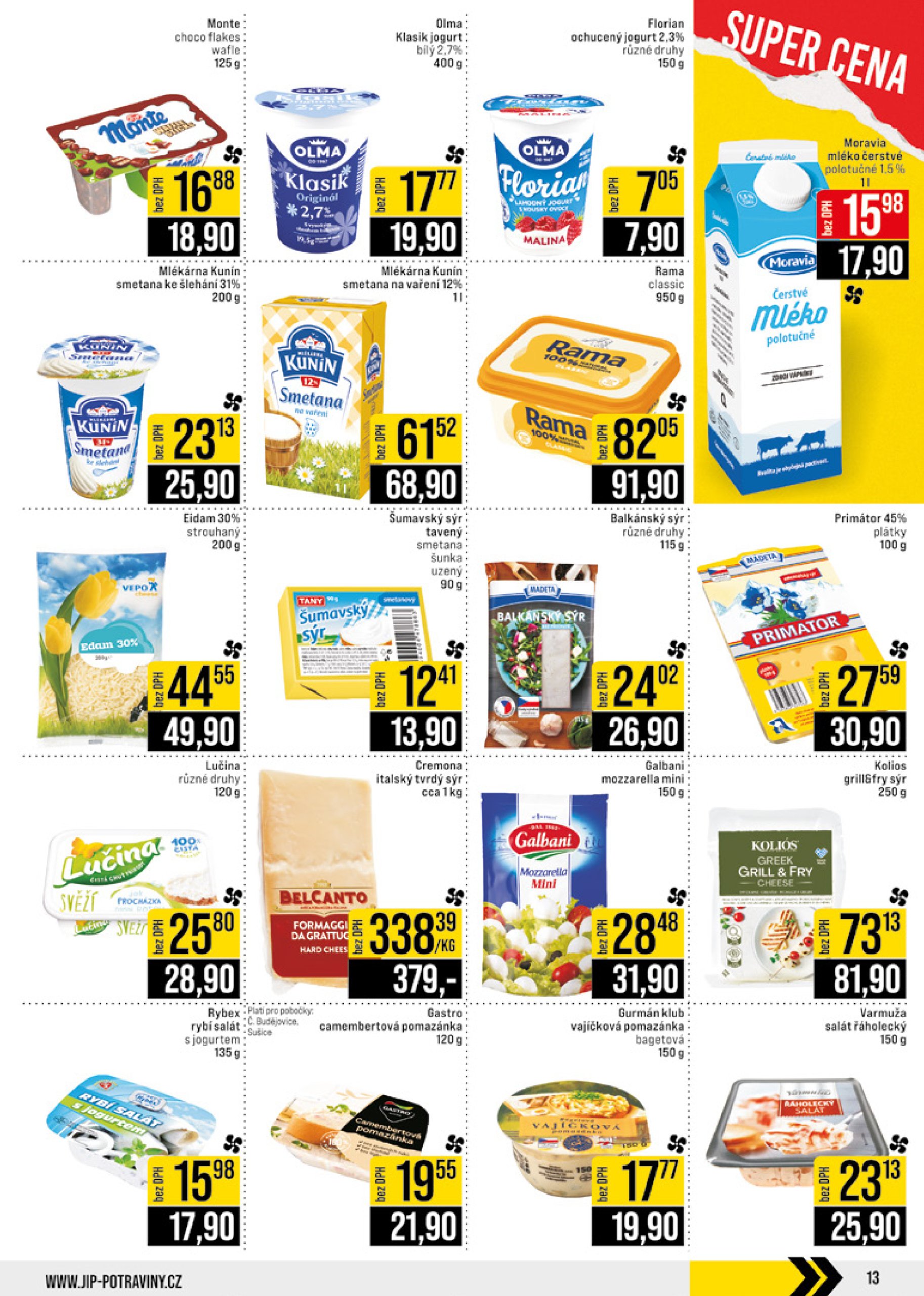 jip - Leták JIP - České Budějovice, Most, Svoboda nad Úpou, Náchod, Sušice od 14.05. do 20.05. - page: 13