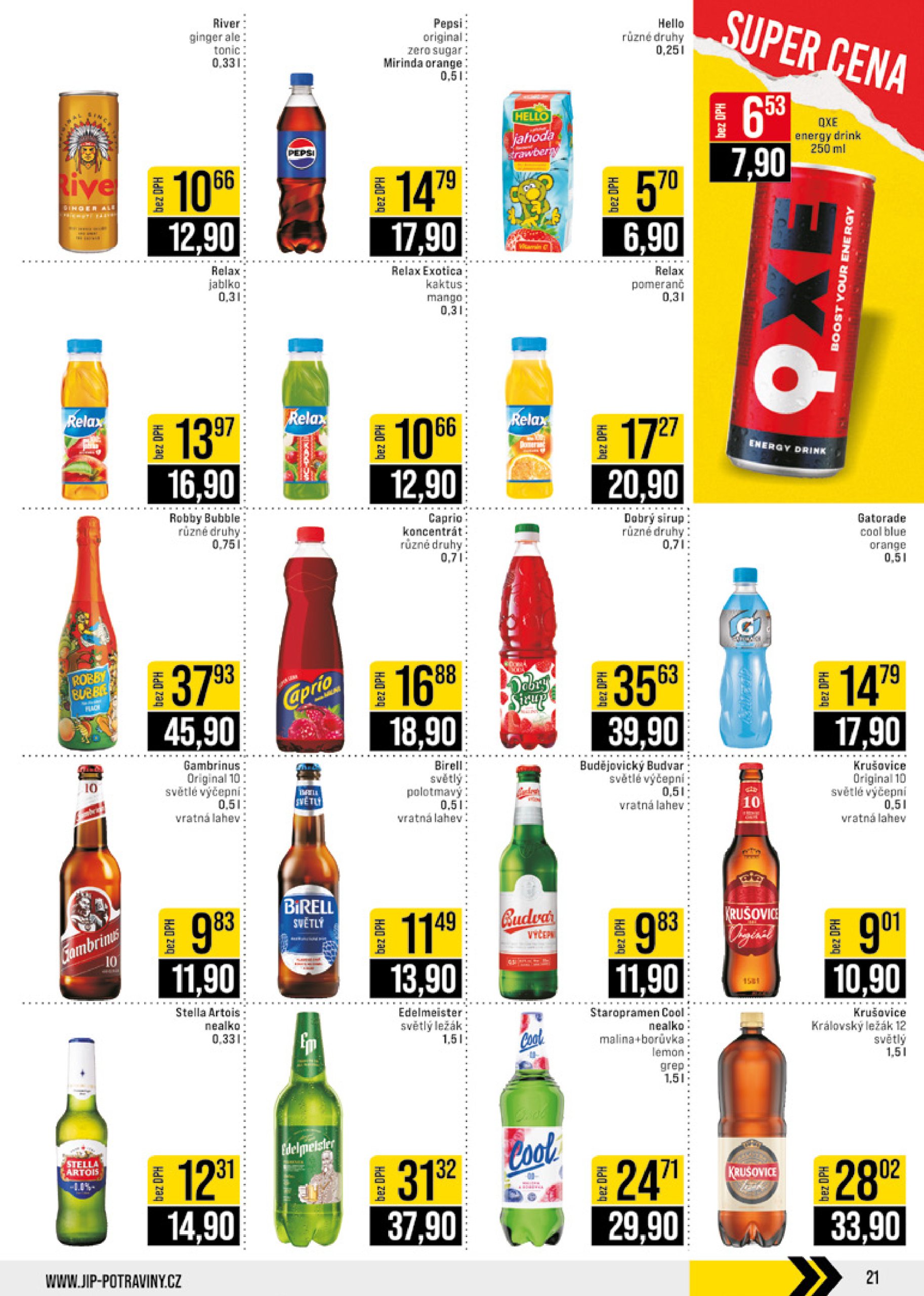 jip - Leták JIP - České Budějovice, Most, Svoboda nad Úpou, Náchod, Sušice od 21.05. do 27.05. - page: 21