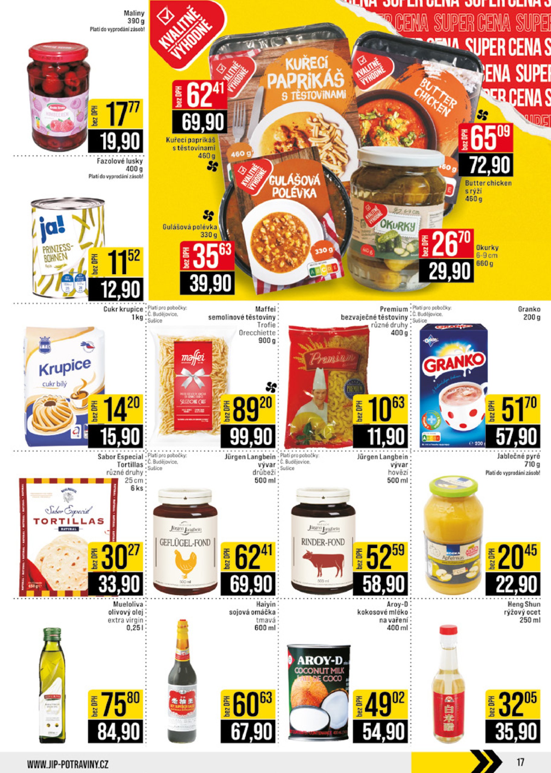 jip - Leták JIP - České Budějovice, Most, Svoboda nad Úpou, Náchod, Sušice od 21.05. do 27.05. - page: 17