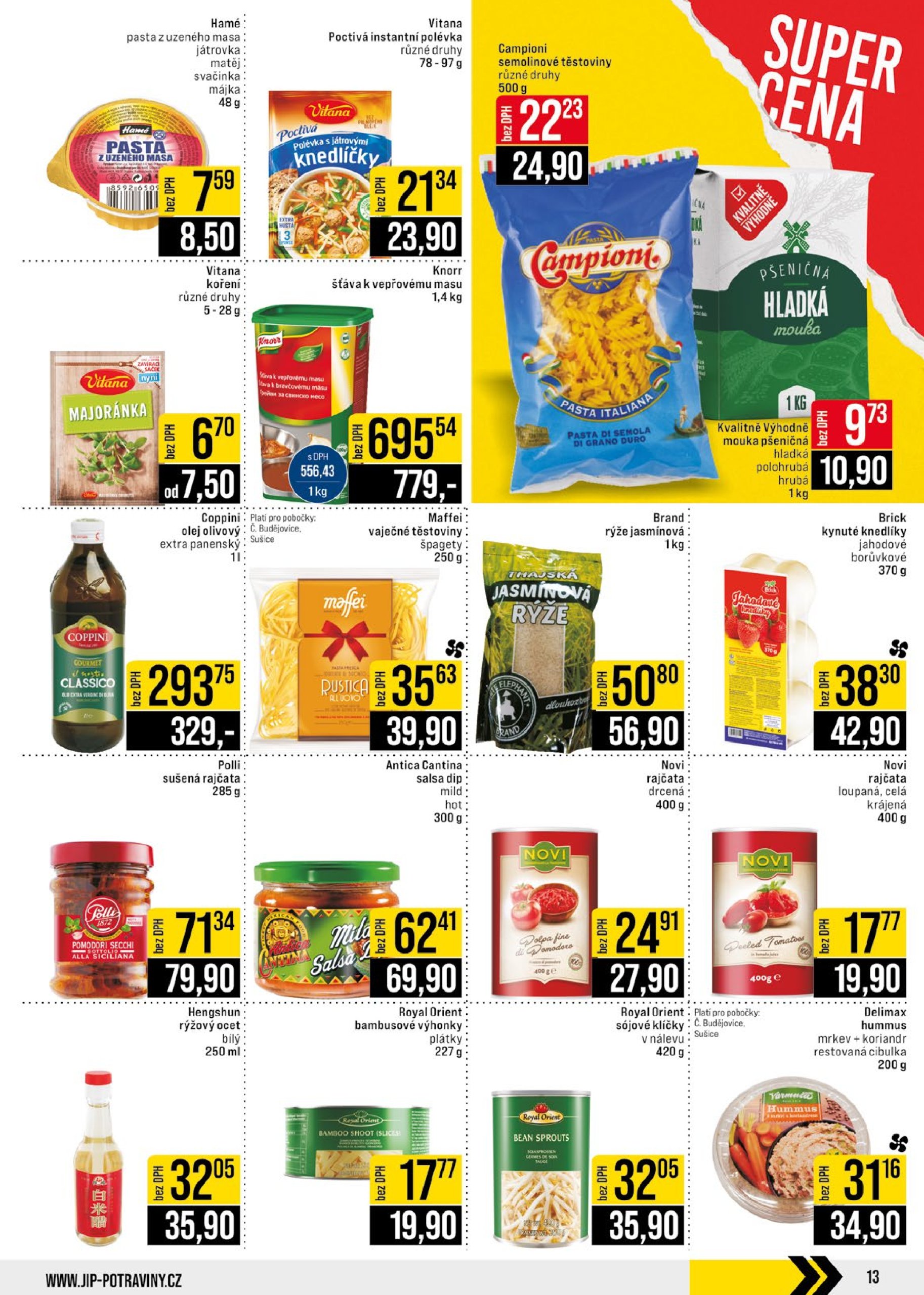 jip - Leták JIP - České Budějovice, Most, Svoboda nad Úpou, Náchod, Sušice od 28.05. do 03.06. - page: 13