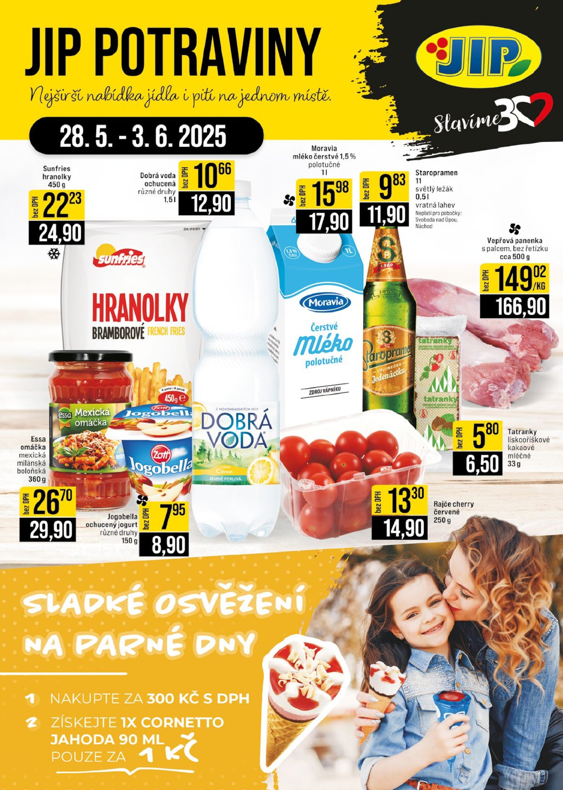 jip - Leták JIP - České Budějovice, Most, Svoboda nad Úpou, Náchod, Sušice od 28.05. do 03.06.