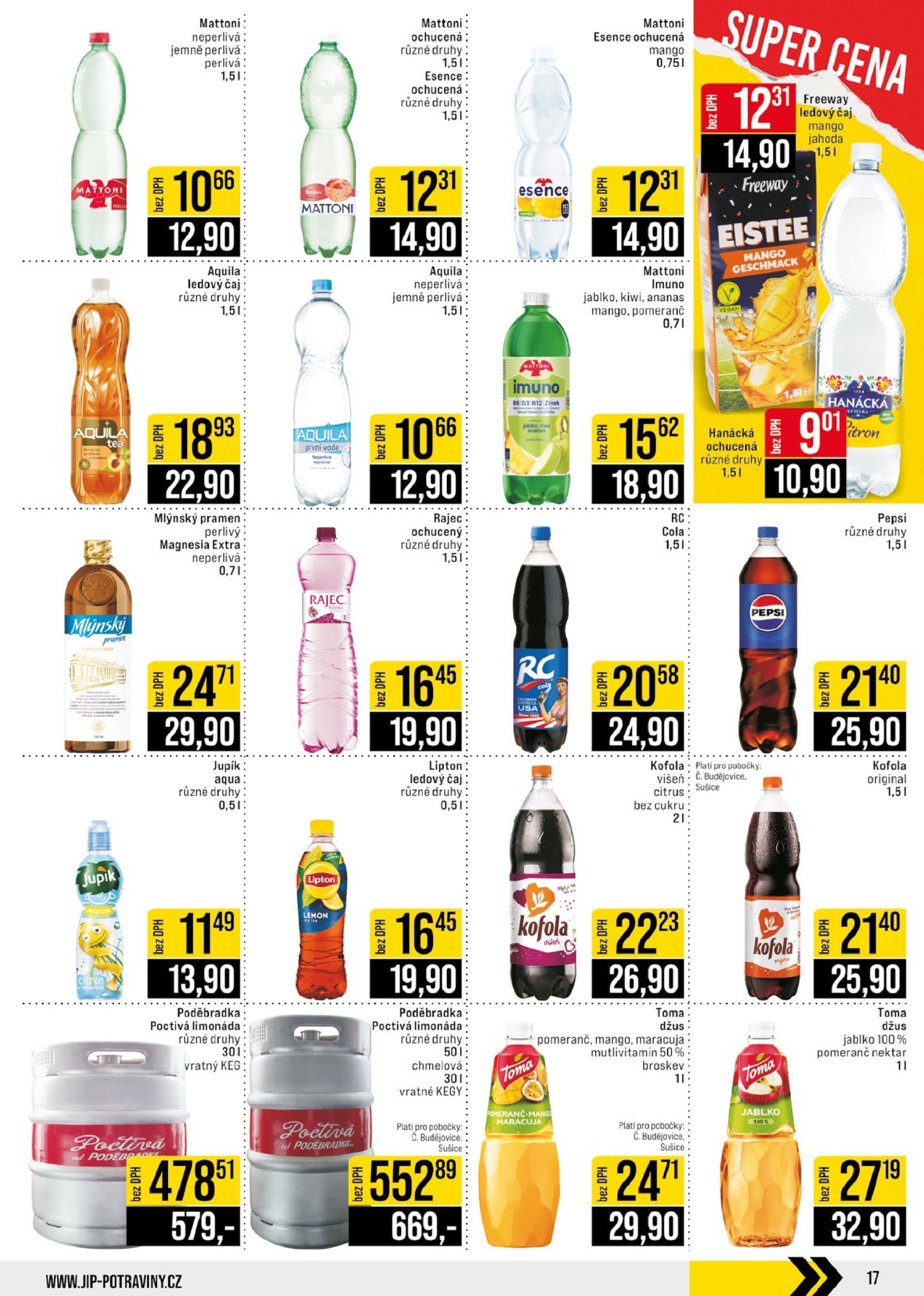 jip - Leták JIP - České Budějovice, Most, Svoboda nad Úpou, Náchod, Sušice od 28.05. do 03.06. - page: 17