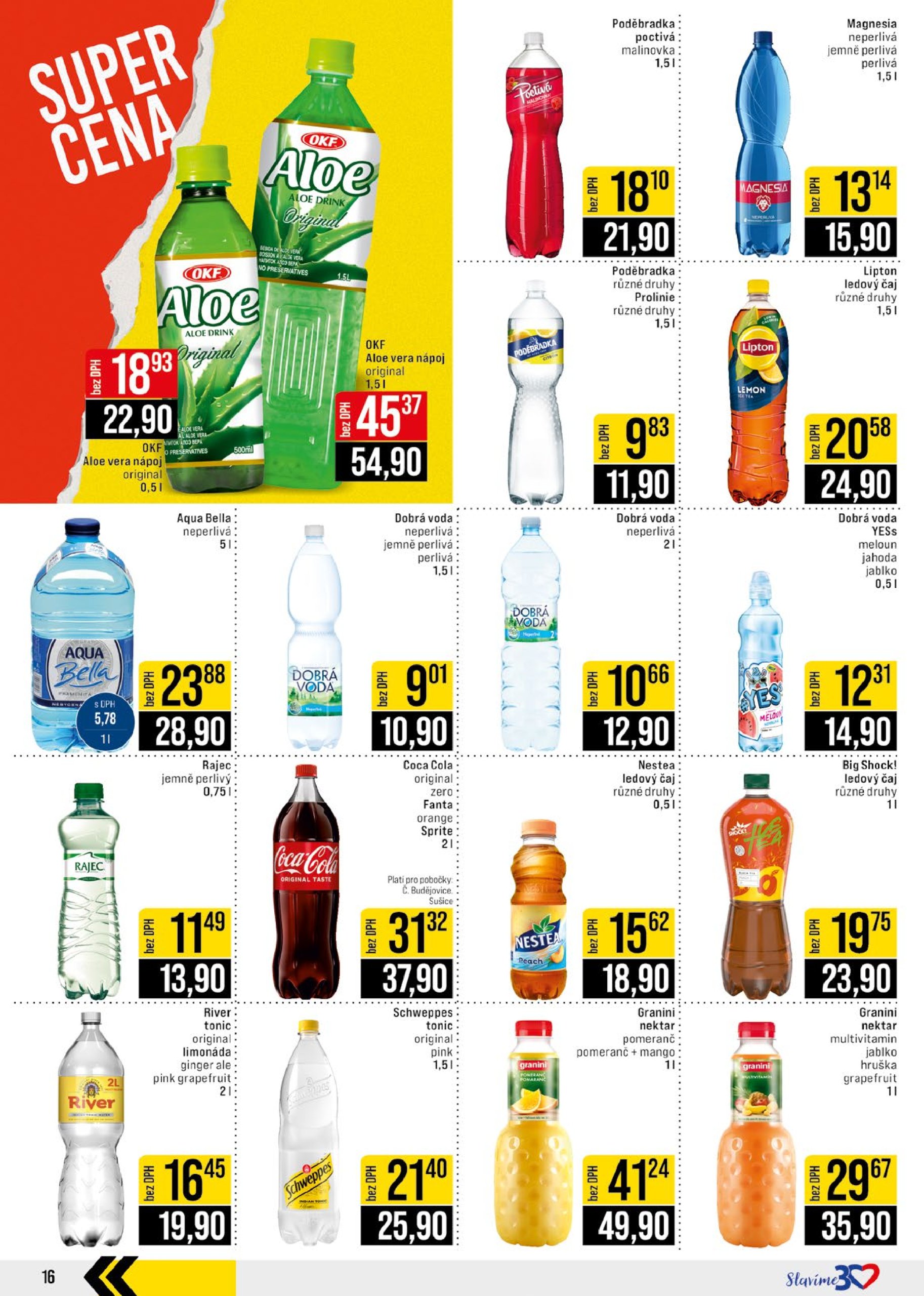 jip - Leták JIP - České Budějovice, Most, Svoboda nad Úpou, Náchod, Sušice od 04.06. do 10.06. - page: 16