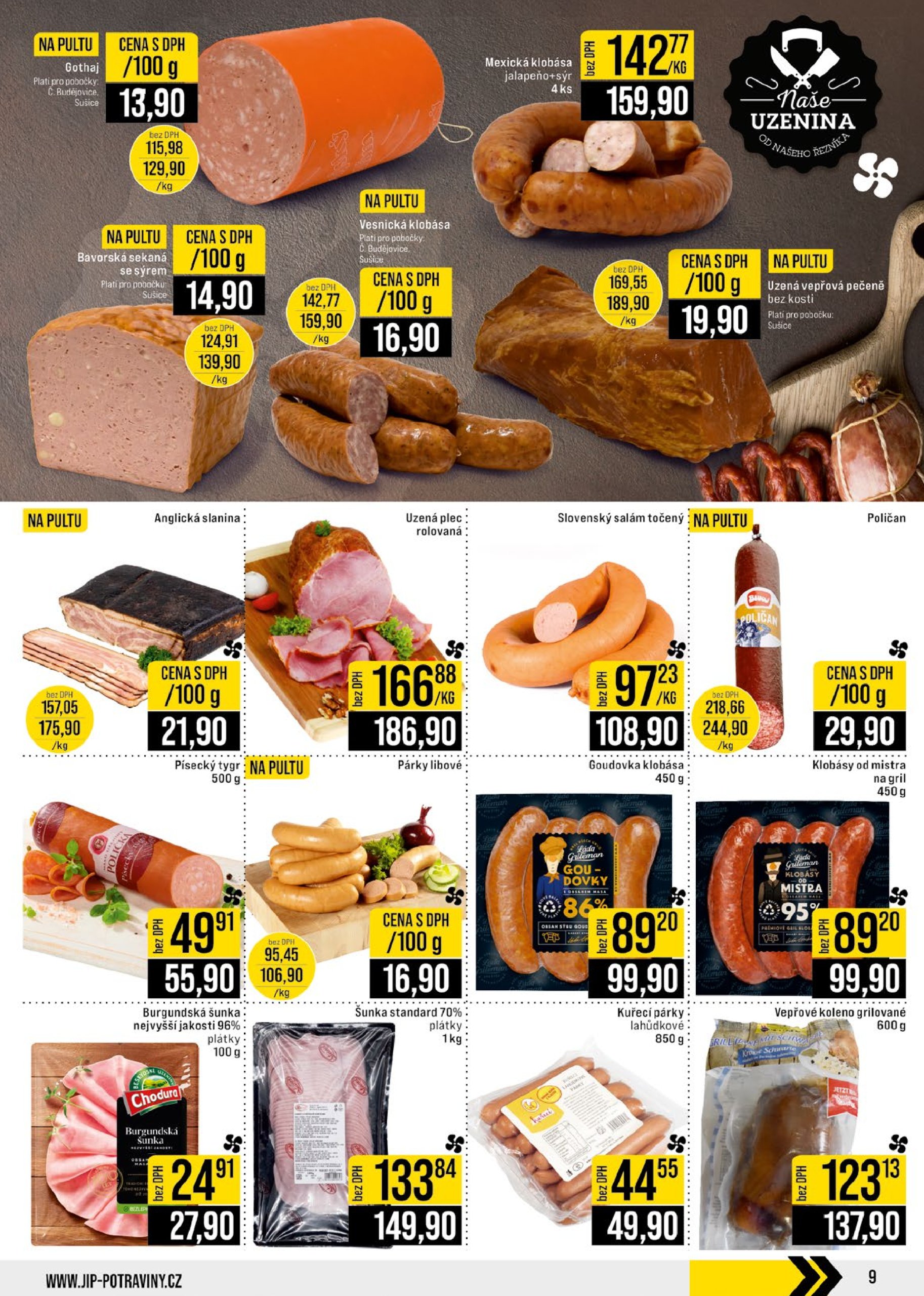 jip - Leták JIP - České Budějovice, Most, Svoboda nad Úpou, Náchod, Sušice od 11.06. do 17.06. - page: 9