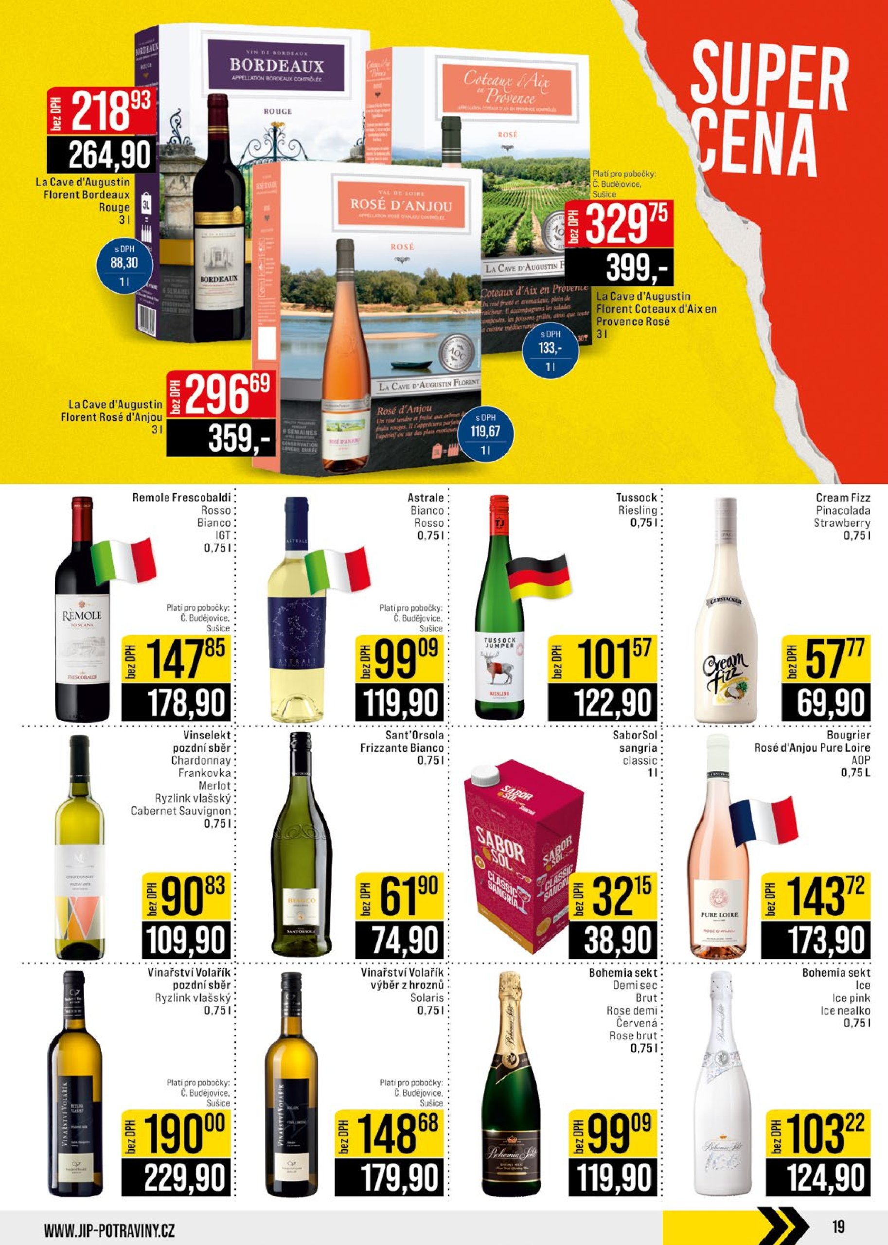 jip - Leták JIP - České Budějovice, Most, Svoboda nad Úpou, Náchod, Sušice od 18.06. do 24.06. - page: 19