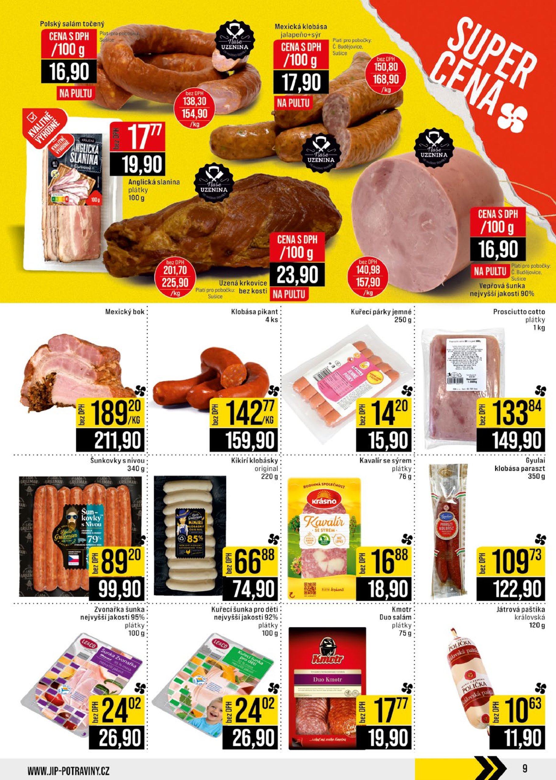 jip - Leták JIP - České Budějovice, Most, Svoboda nad Úpou, Náchod, Sušice od 18.06. do 24.06. - page: 9