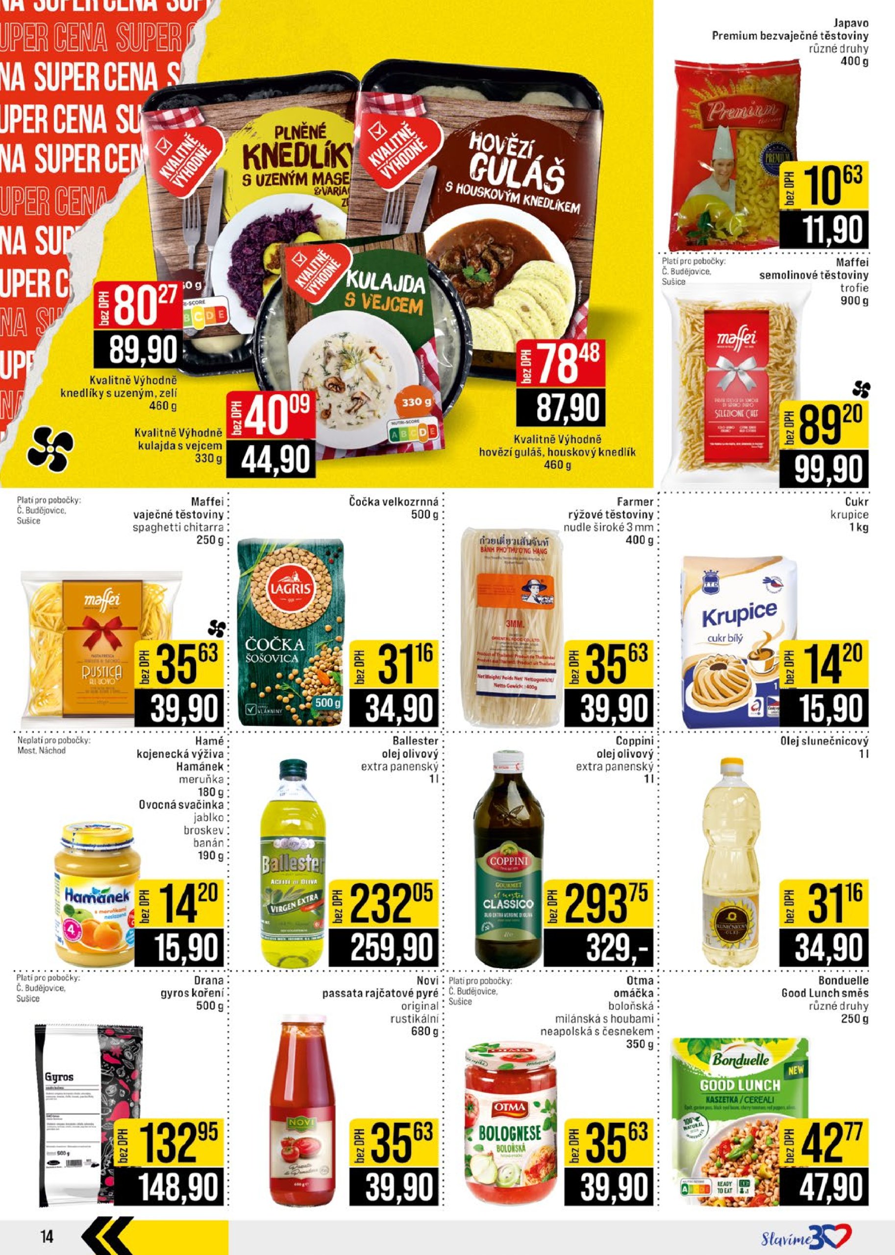 jip - Leták JIP - České Budějovice, Most, Svoboda nad Úpou, Náchod, Sušice od 02.07. do 08.07. - page: 14