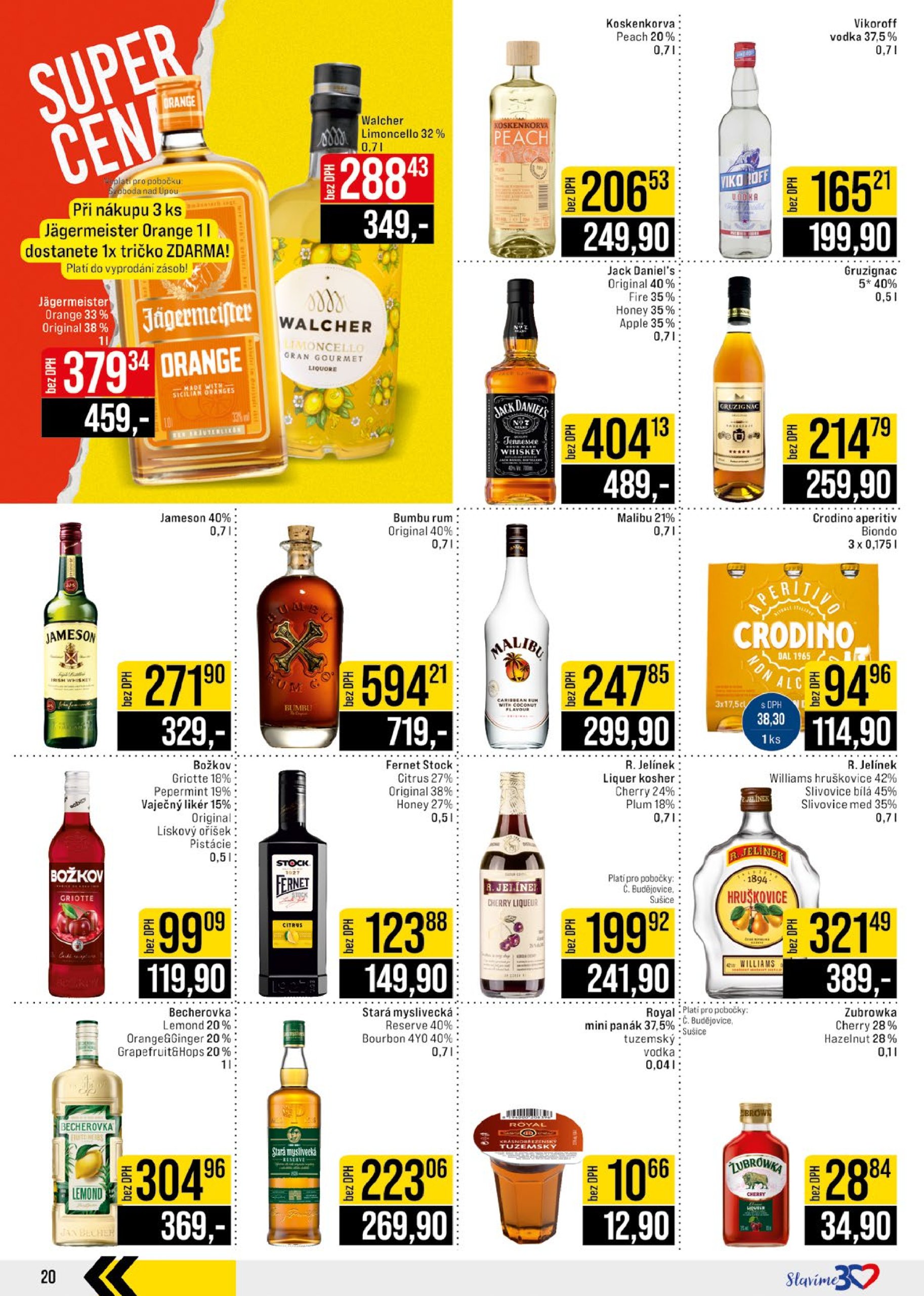 jip - Leták JIP - České Budějovice, Most, Svoboda nad Úpou, Náchod, Sušice od 02.07. do 08.07. - page: 20
