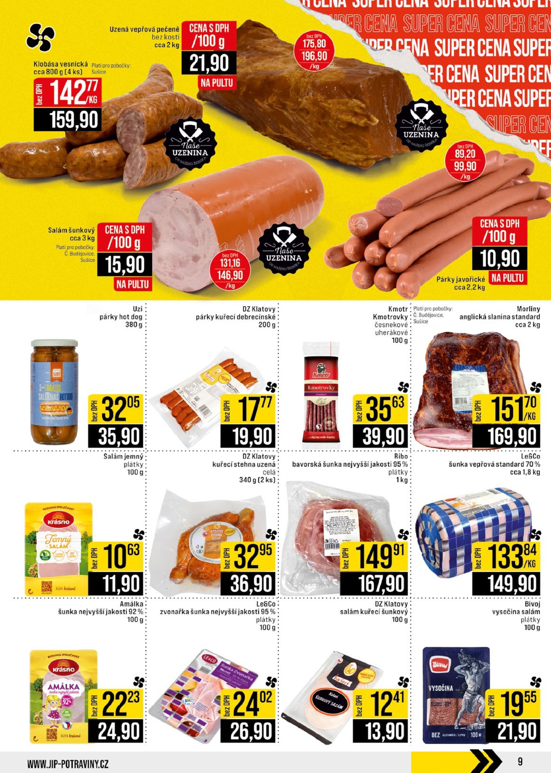 jip - Leták JIP - České Budějovice, Most, Svoboda nad Úpou, Náchod, Sušice od 16.07. do 22.07. - page: 9