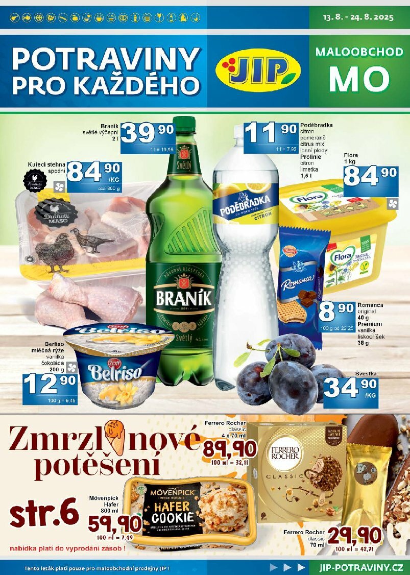 jip - Leták JIP - Maloobchod od 13.08. do 24.08.