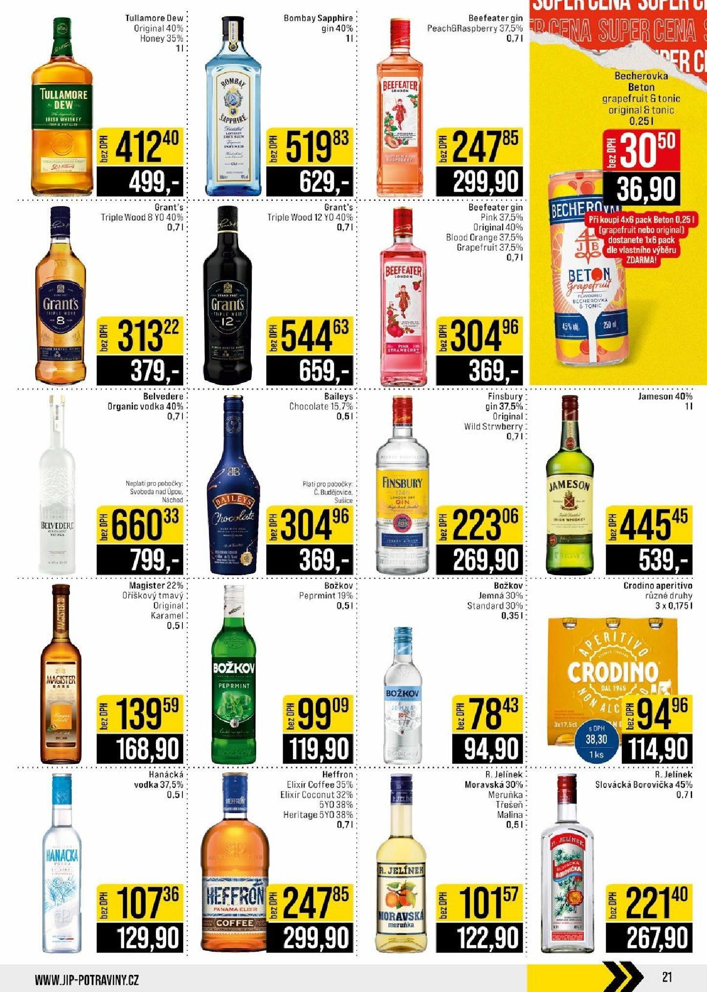 jip - Leták JIP - České Budějovice, Most, Svoboda nad Úpou, Náchod, Sušice od 20.08. do 26.08. - page: 21