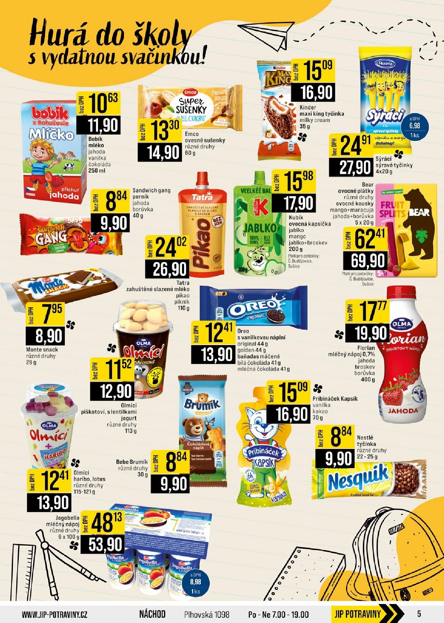 jip - Leták JIP - České Budějovice, Most, Svoboda nad Úpou, Náchod od 27.08. do 02.09. - page: 5