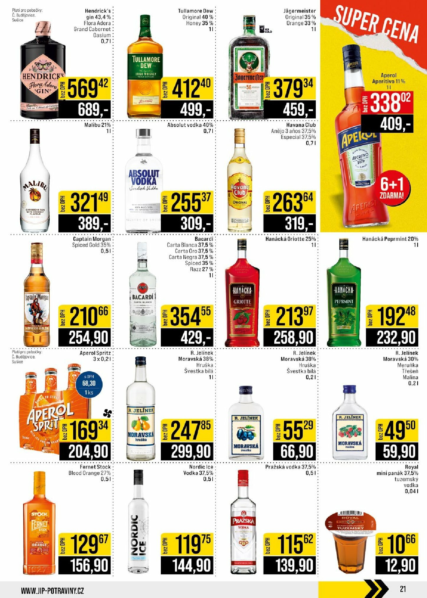 jip - Leták JIP - České Budějovice, Most, Svoboda nad Úpou, Náchod od 27.08. do 02.09. - page: 21
