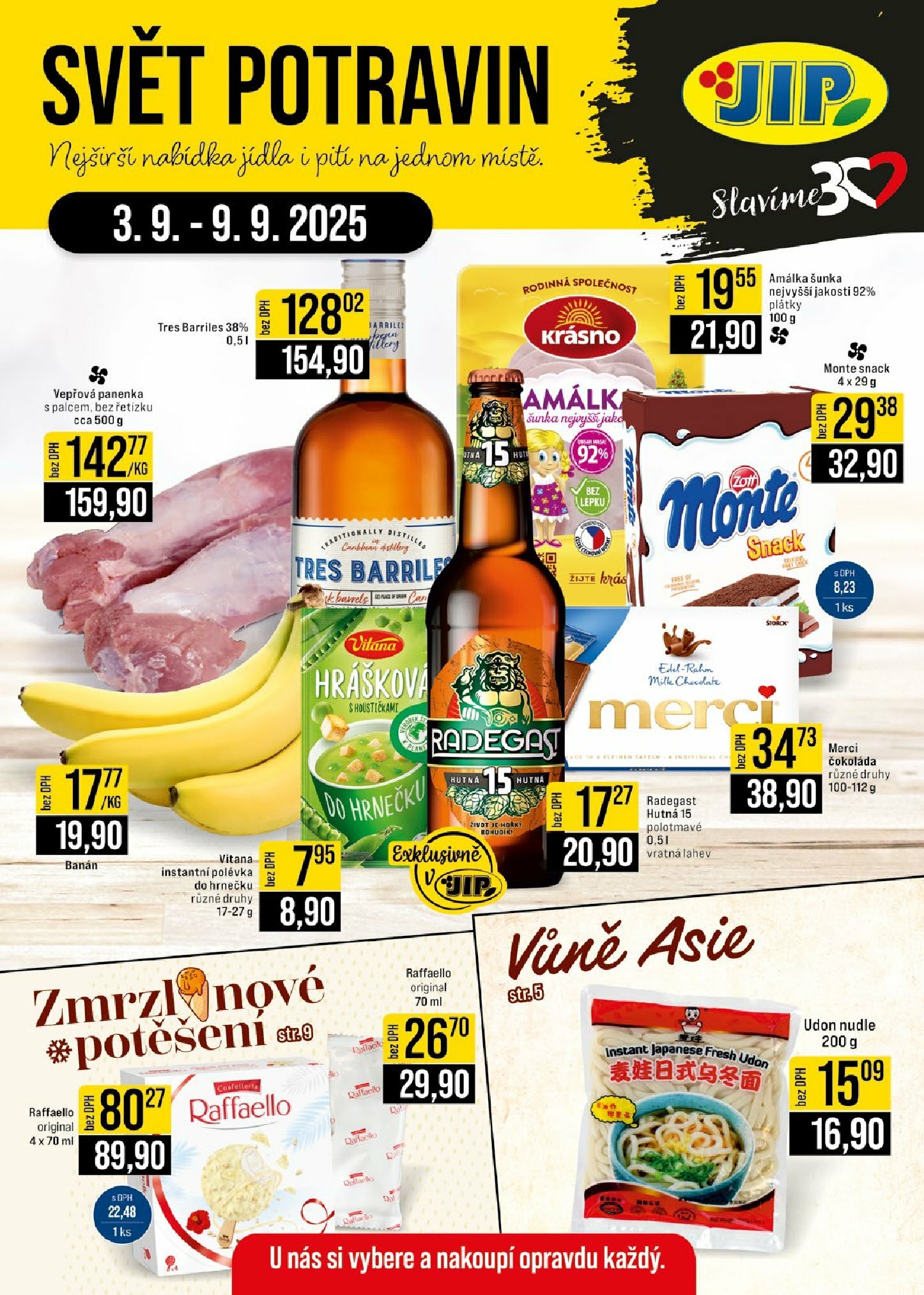 jip - Leták JIP - České Budějovice, Most, Svoboda nad Úpou, Náchod, Sušice od 03.09. do 09.09.