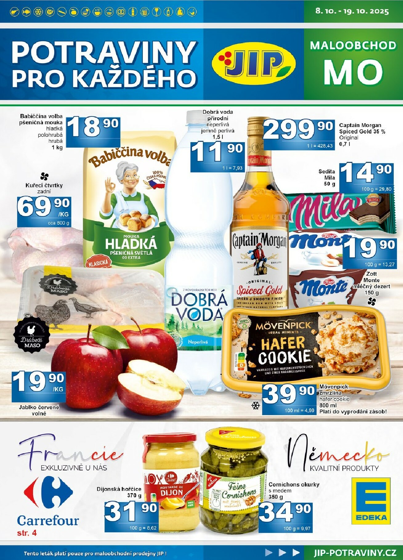 jip - Aktuální leták JIP - Maloobchod od 08.10. do 19.10. - page: 1