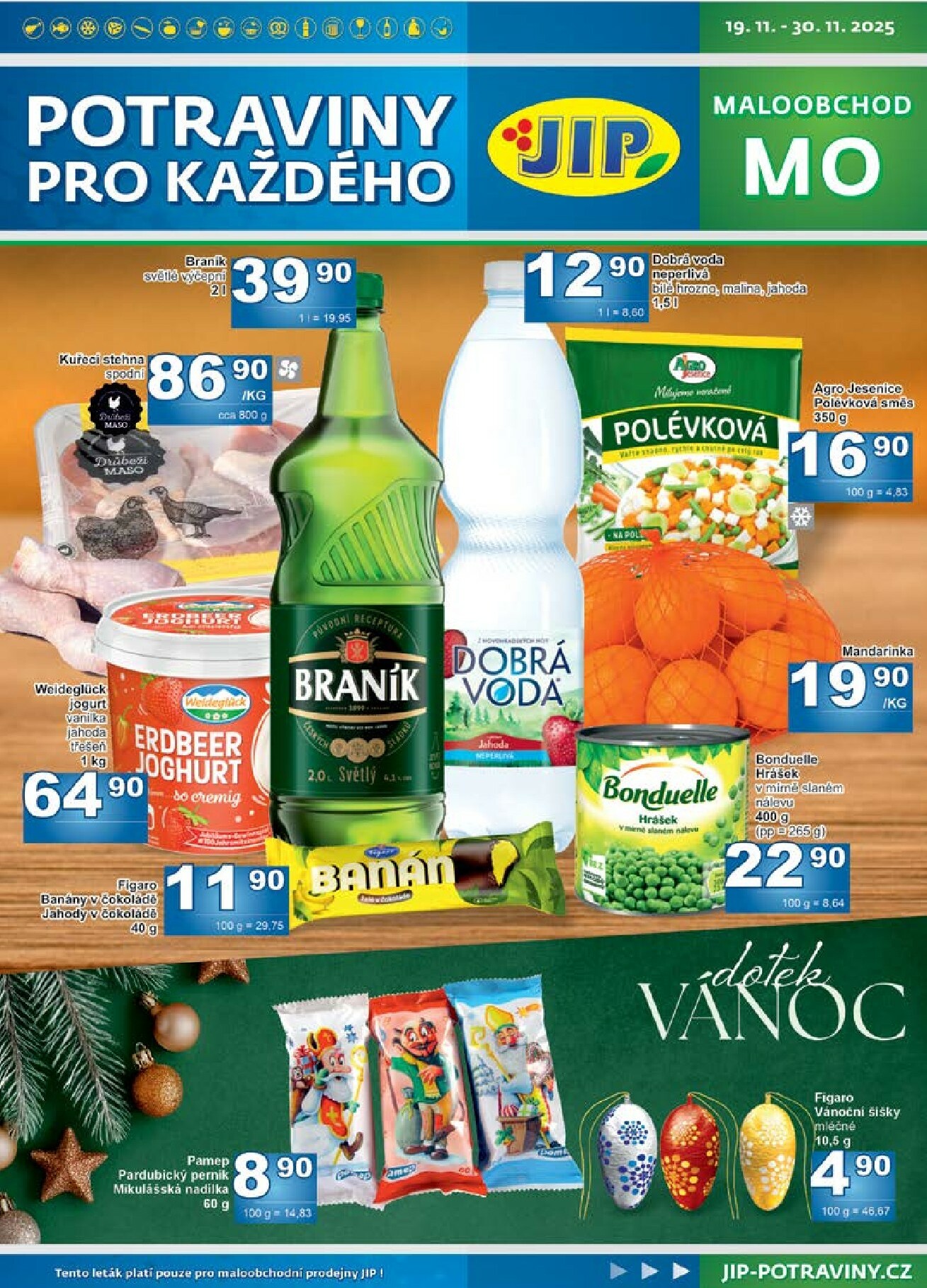 jip - Aktuální leták JIP - Maloobchod od 19.11. do 30.11.